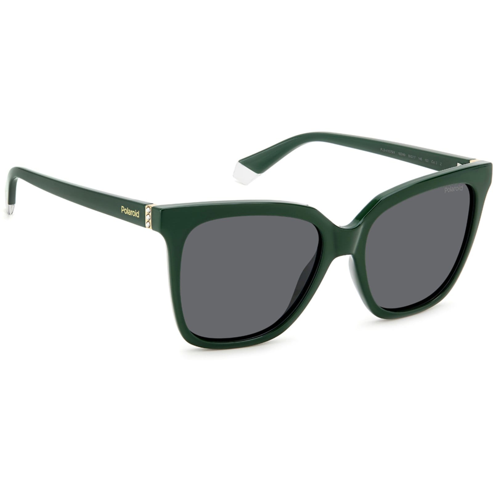 Vista 2 Óculos de Sol Polaroid 4155 S X 1ED 55M9 Polarizado Polaroid verde