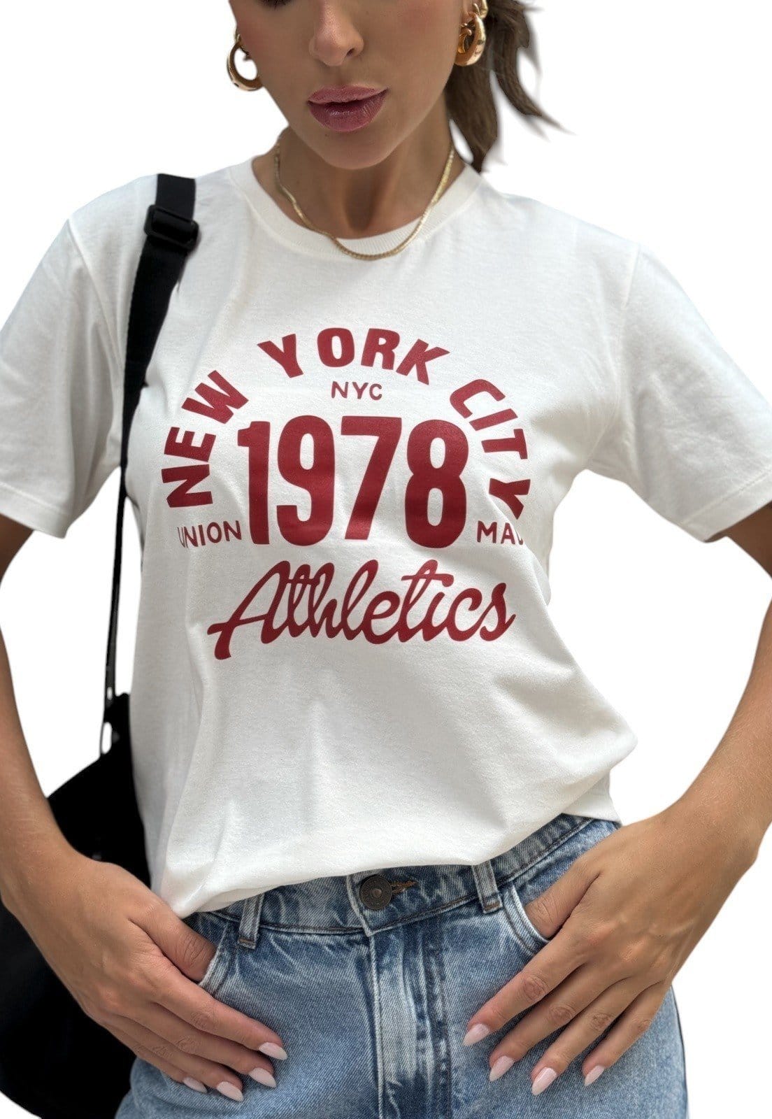 Camiseta Cianitas Off Estampa New York 1978 - 2