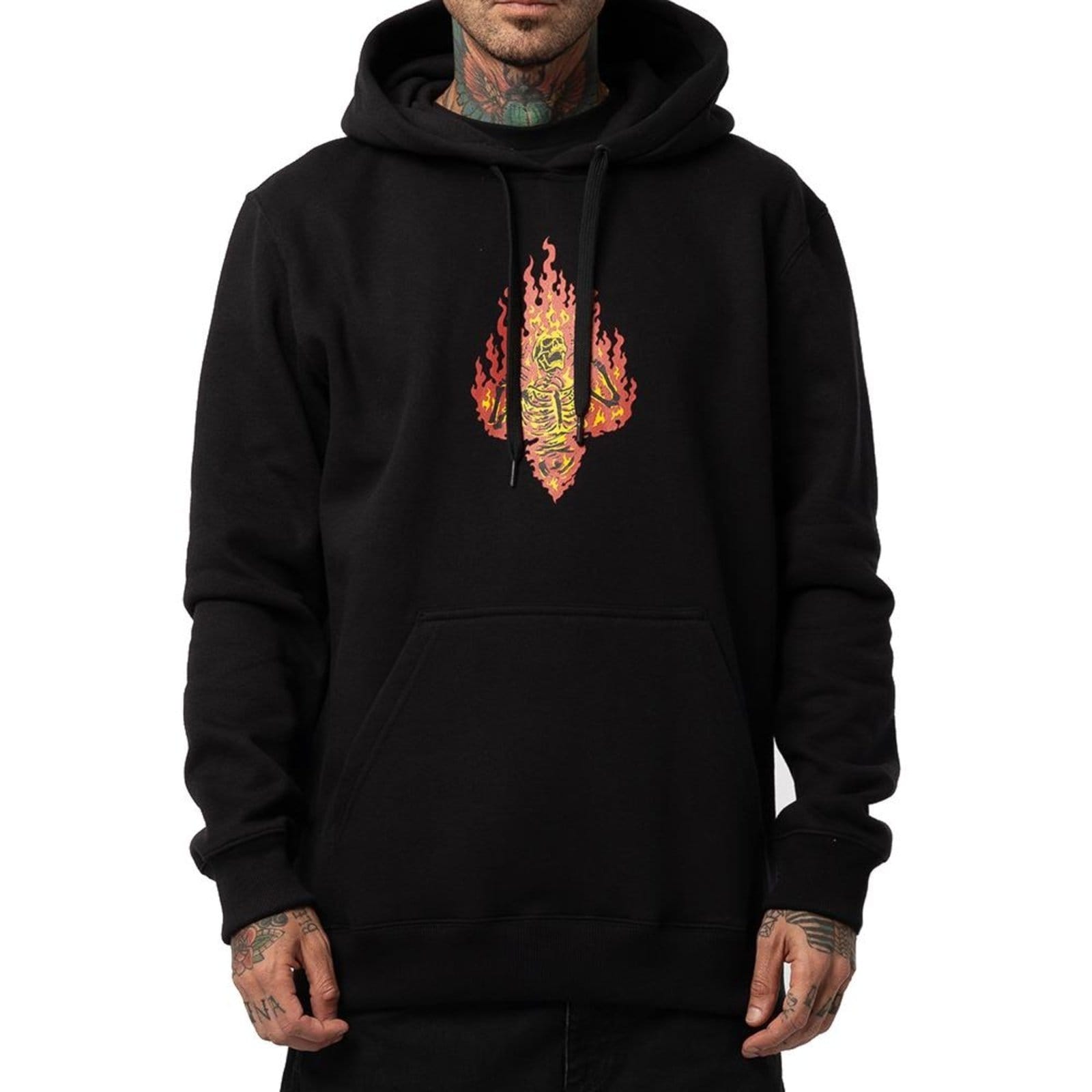 Moletom MCD Canguru Fechado Labaredas WT25 Masculino