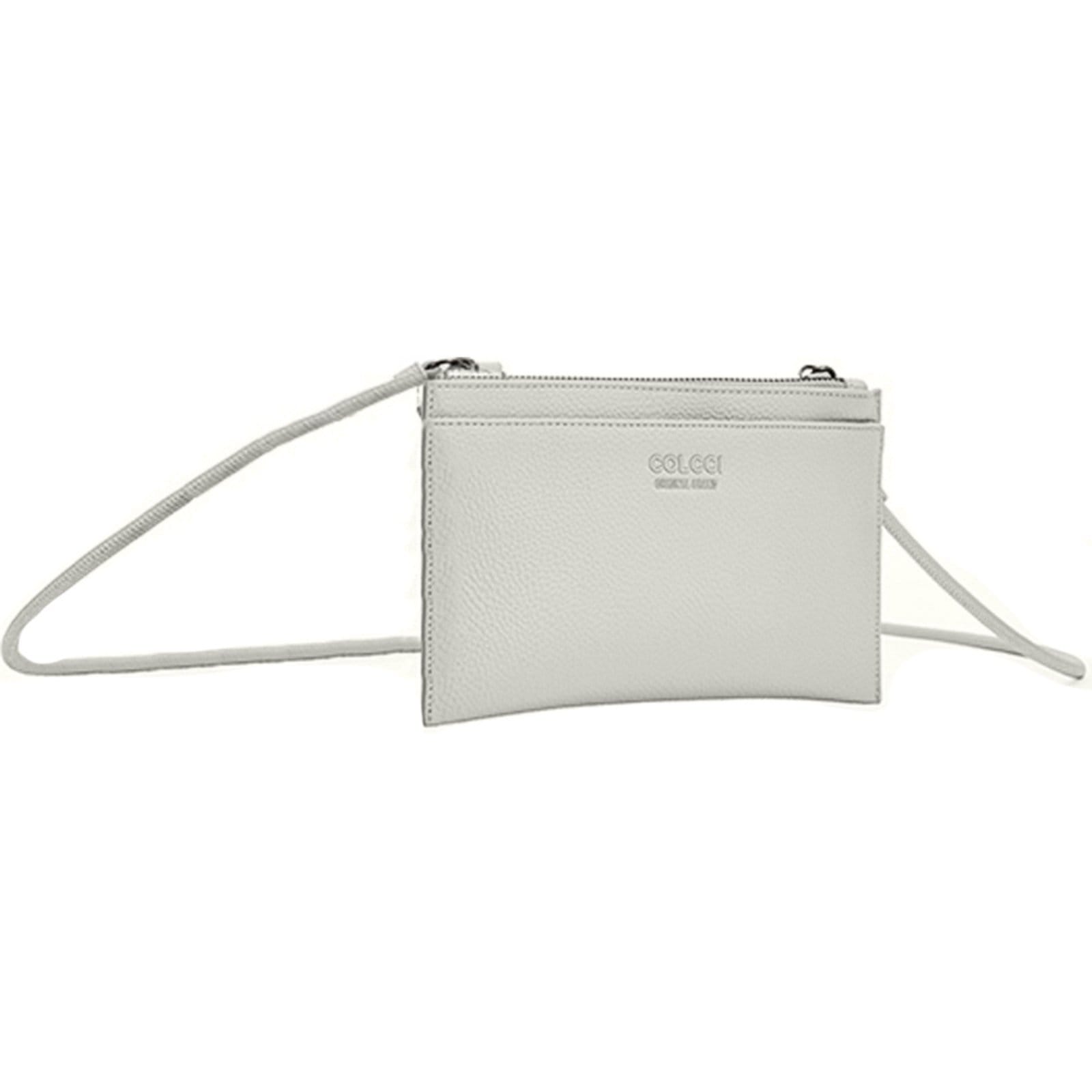 Vista 2 Bolsa Crossbody Colcci Tiny In24 Off White Feminino Colcci amarelo white