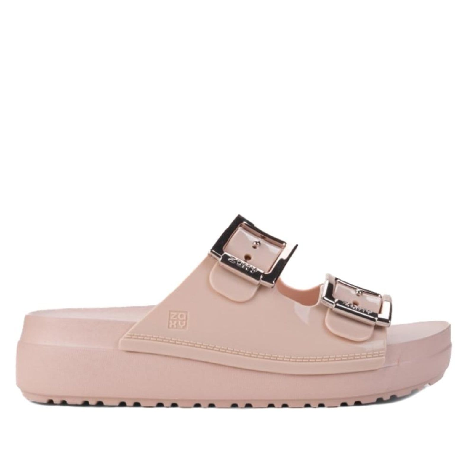 Papete Zaxy Feminina Partner High 19059 Nude Claro Incolor