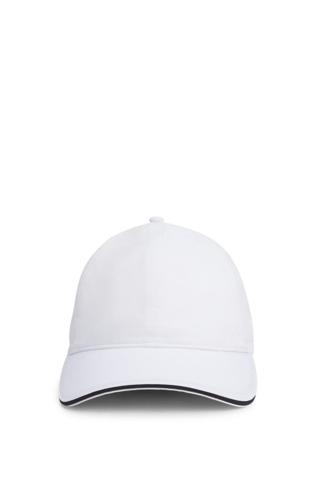 Boné Em Nylon Elástico Com Logo Brilhante