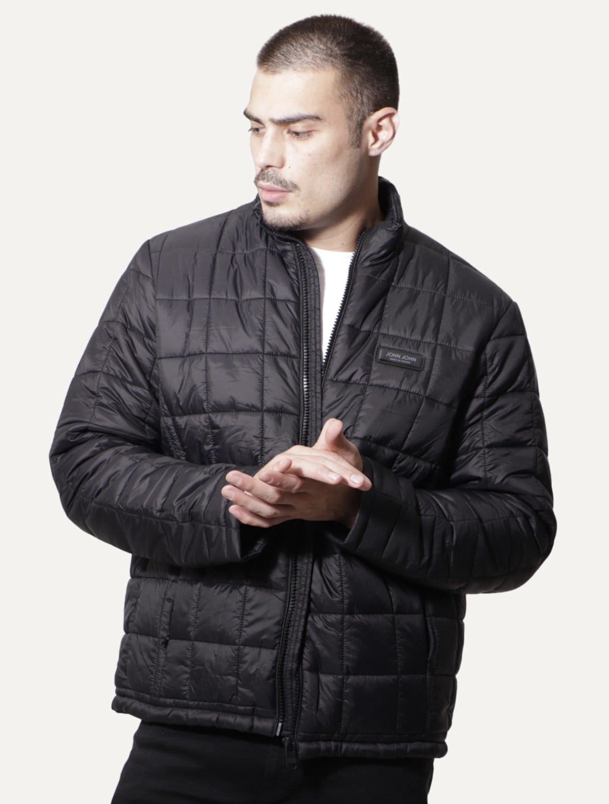 Jaqueta John John Masculina Nylon Miller Preta