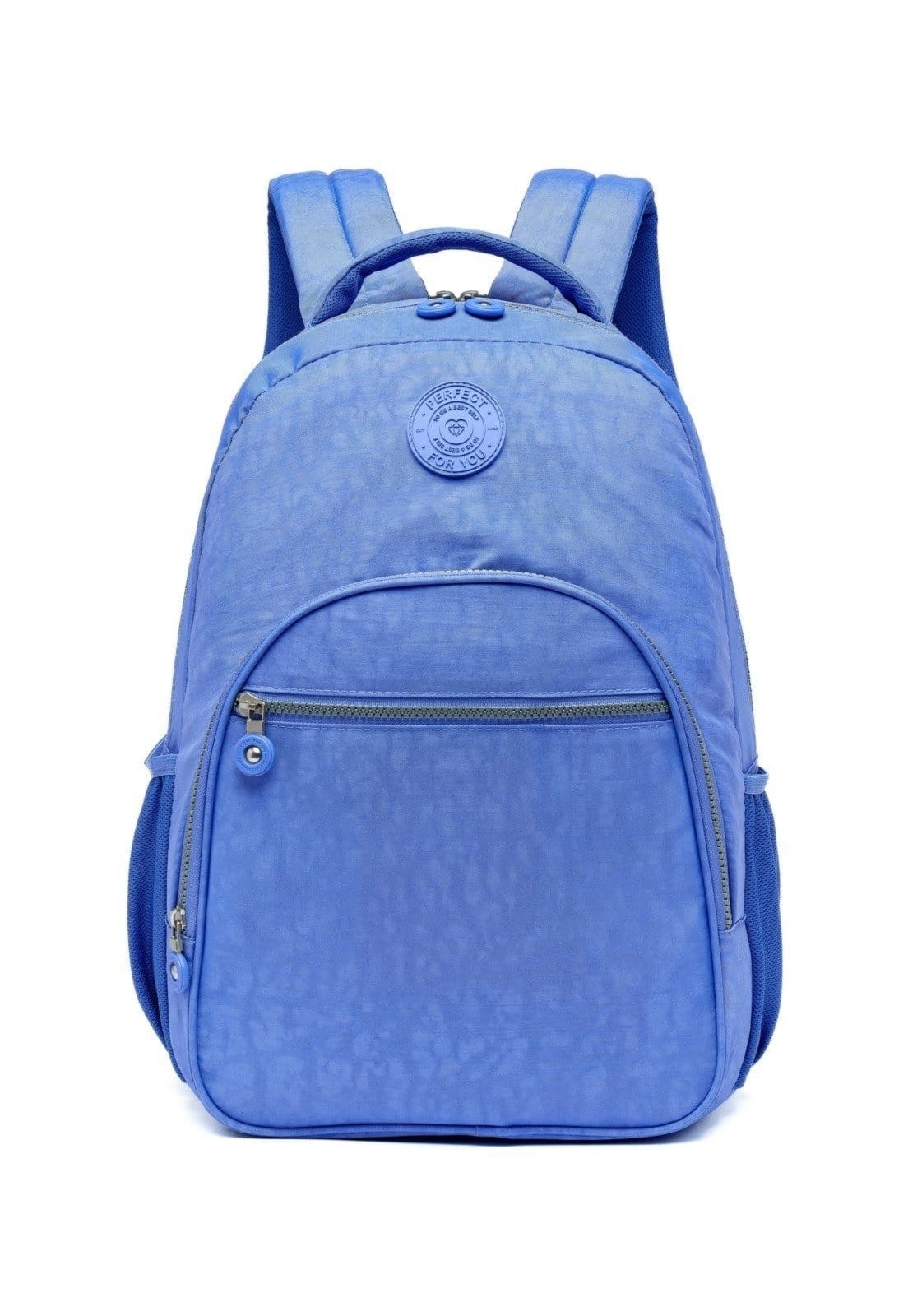 Mochila Bolsa Azul Escolar Espaçosa Notebook Reforçada Faculdade
