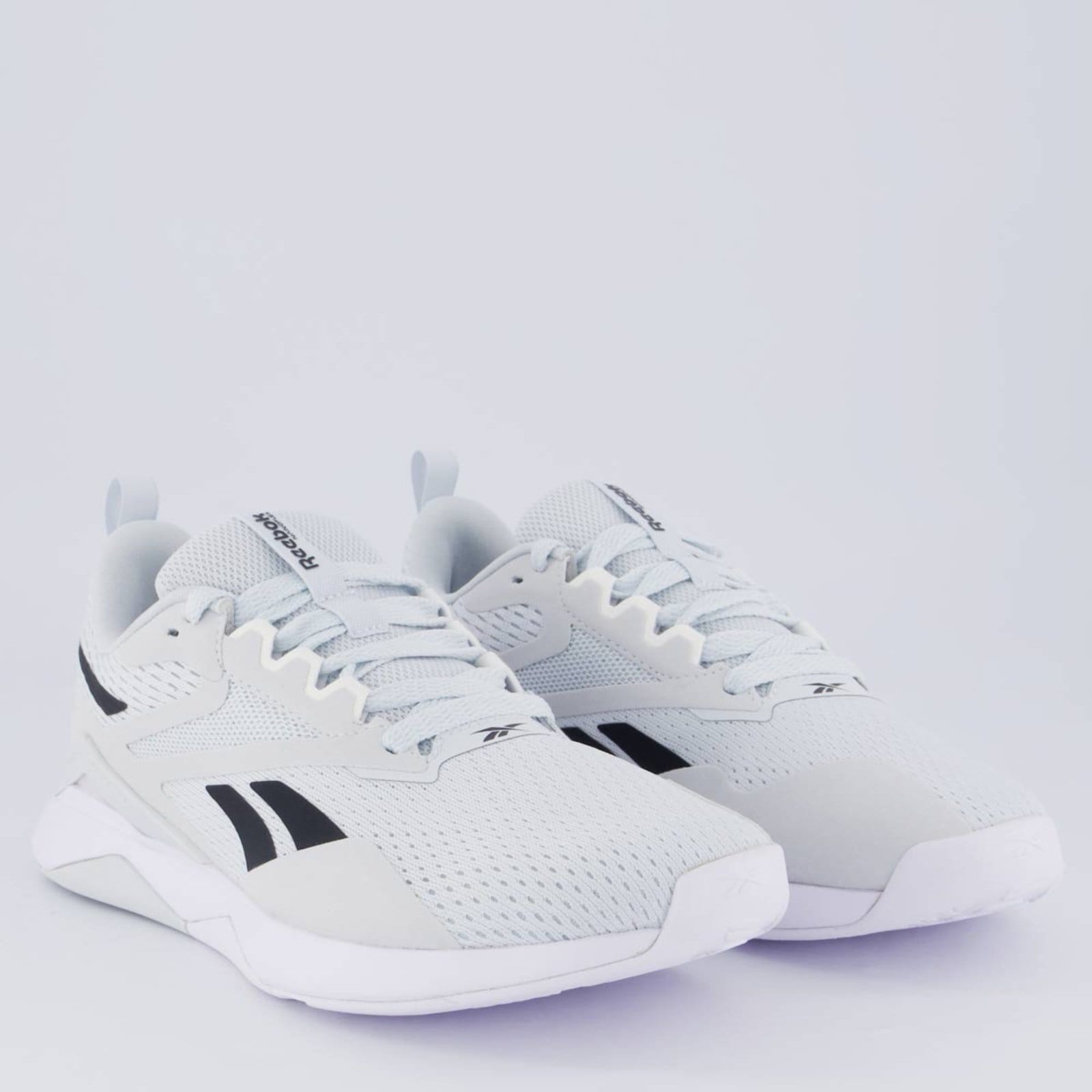 Vista 2 Tênis Reebok Nanoflex TR V2 Feminino Cinza Claro Reebok branco