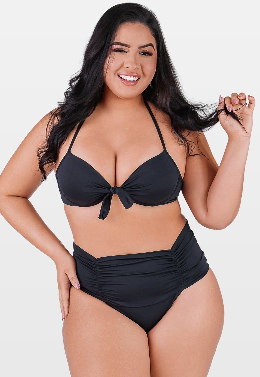 Biquíni Summer Soul Meia Taça Hot Pants Plus Size