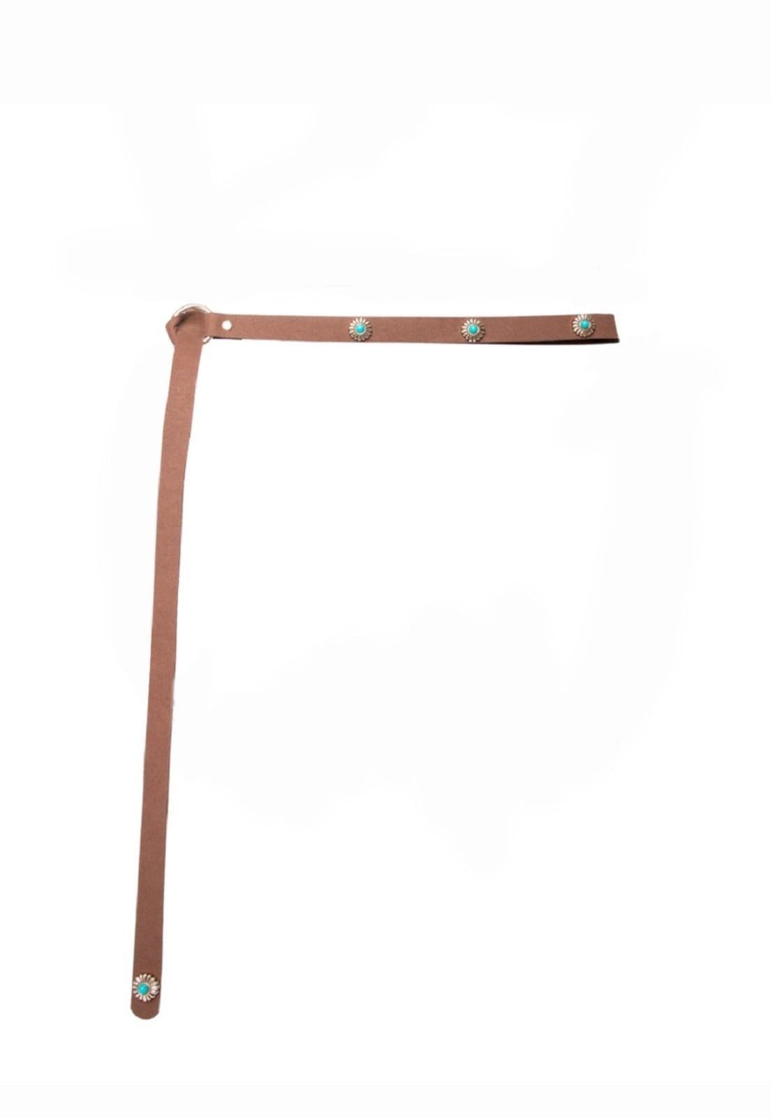 Cinto Cabanafree MARRAÇÁO MARROM COM DETALHE AZUL