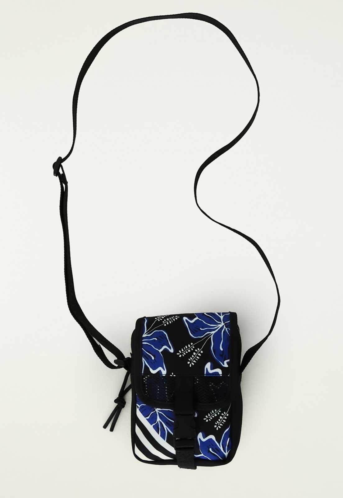 Vista 2 Bolsa Feminina FARM Fervo Hibisco Preta FARM preto