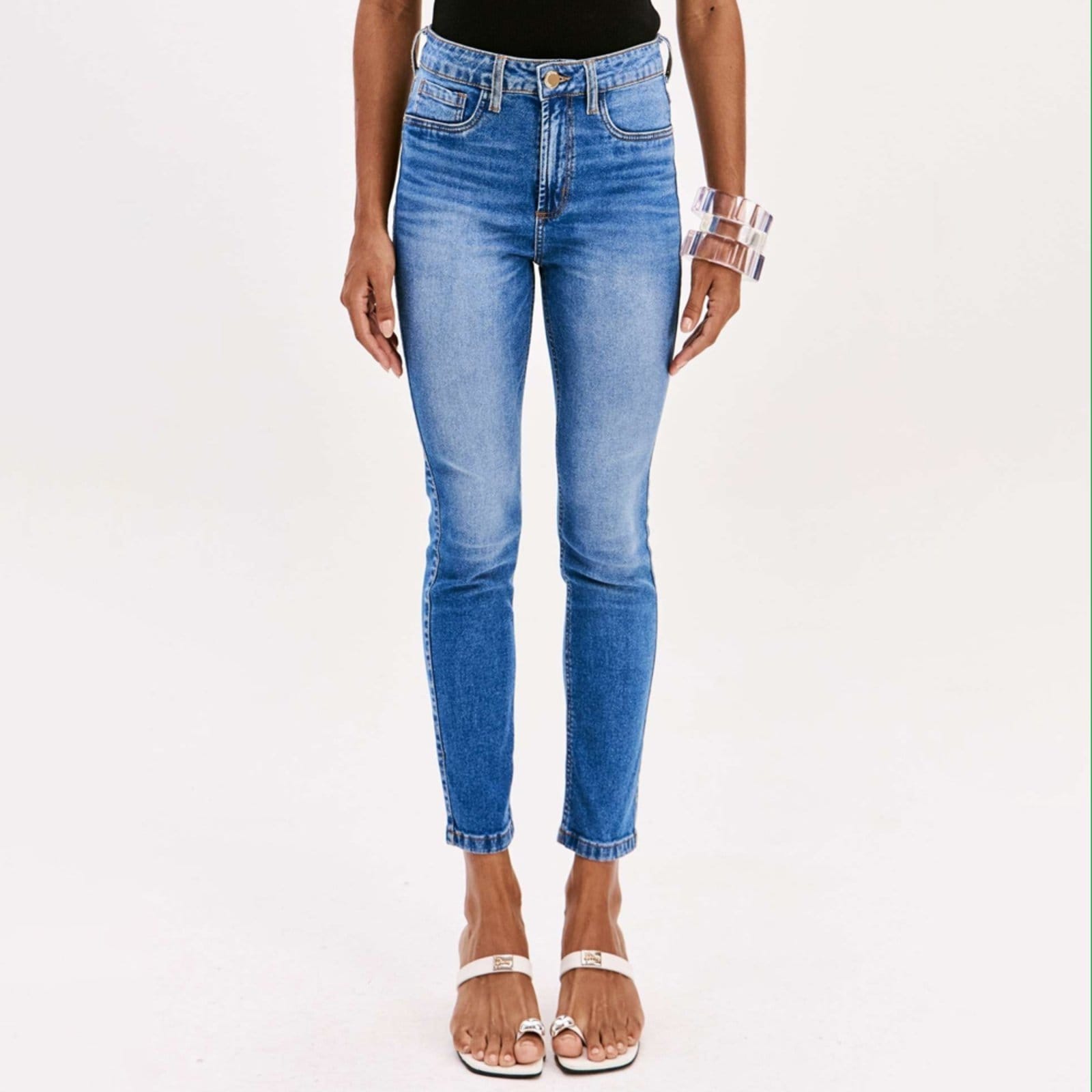 Calça Jeans Easy Lança Perfume Skinny Ank Pr26 Feminino