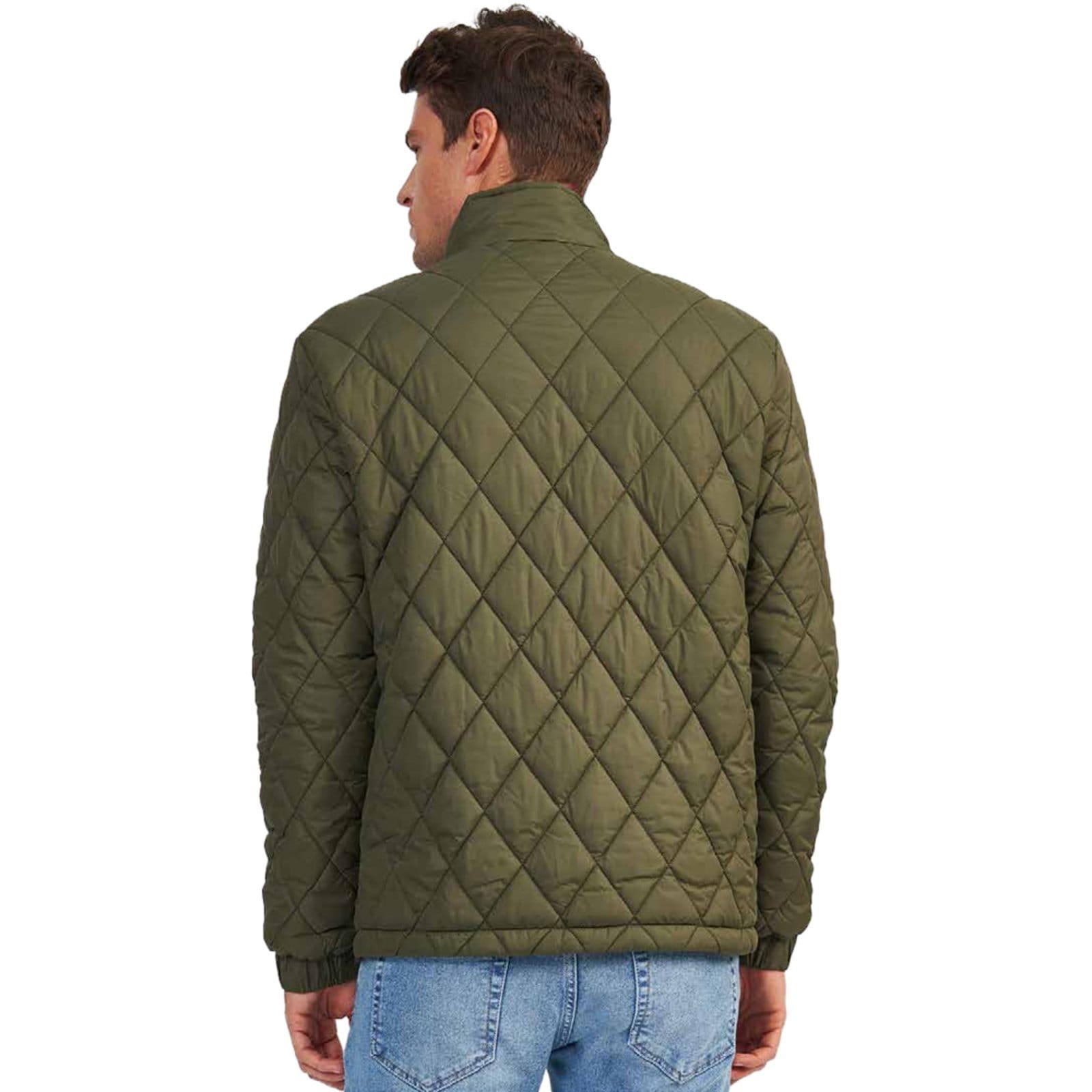 Vista 2 Jaqueta Acostamento Basic OU24 Musgo Masculino Acostamento verde