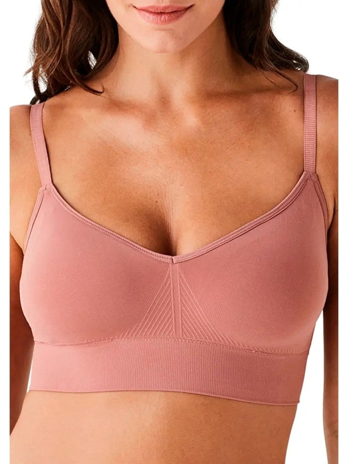 Vista 2 Kit com 2 Sutiãs sem Aro com Bojo Liz 51302 Liz rosa