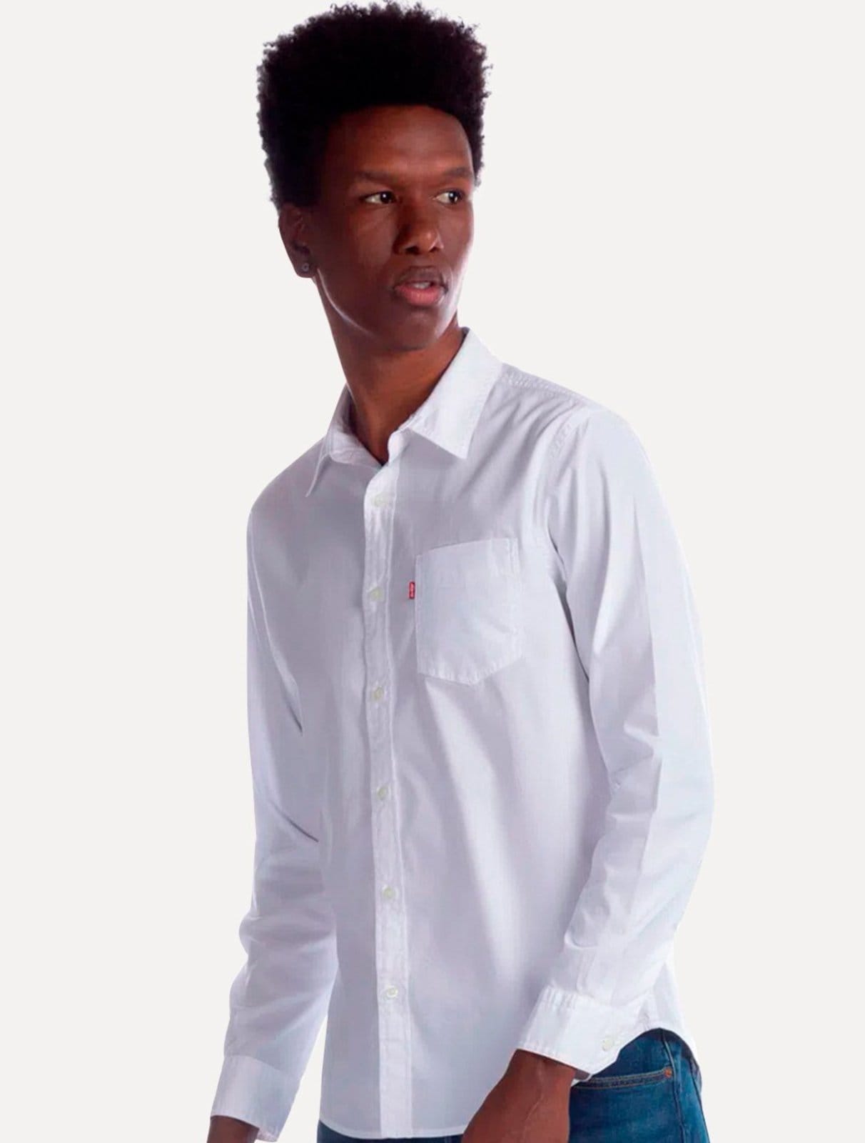 Camisa Levis Masculina Classic Standard Pocket Branca