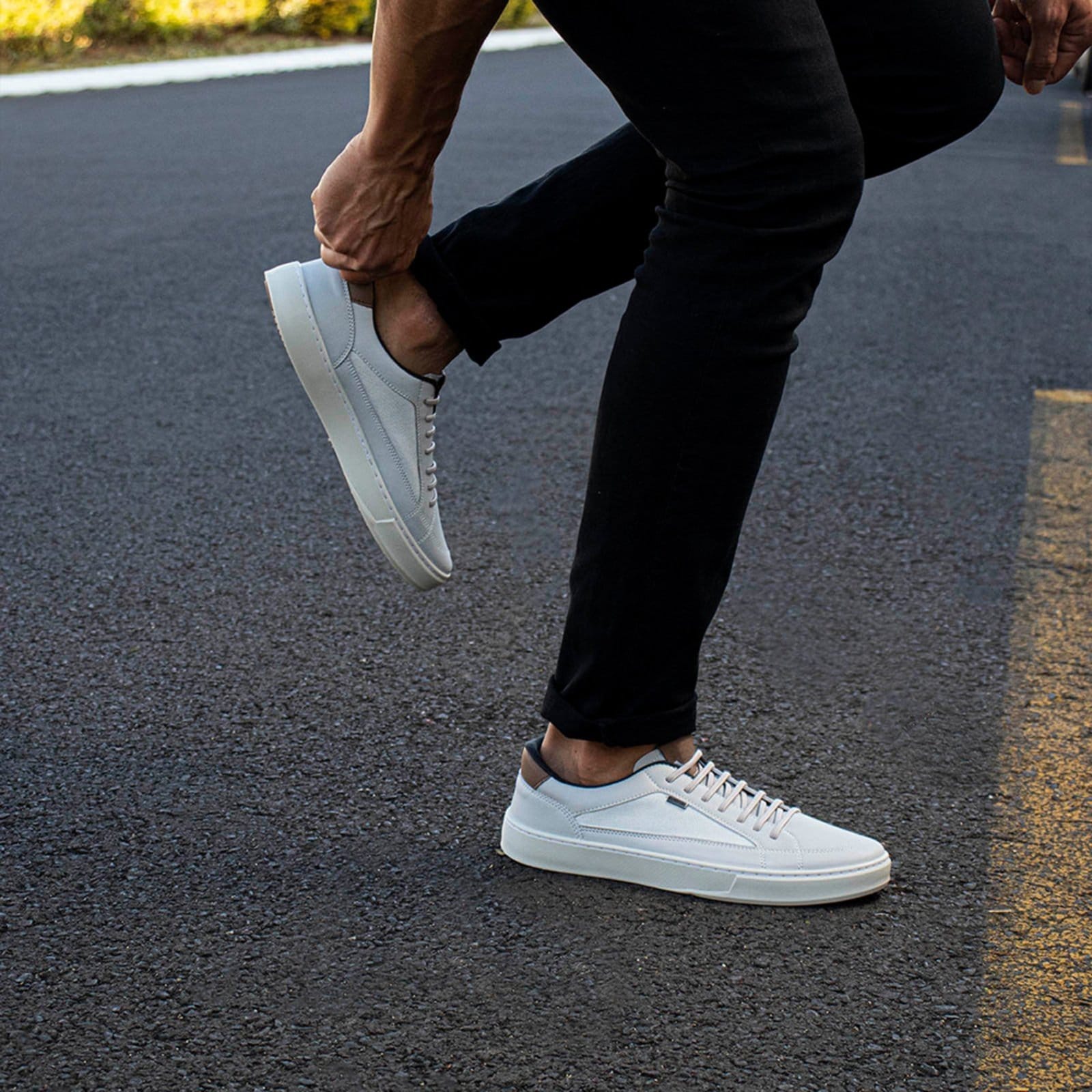 Tênis Masculino Bredeni Casual Sapatênis Confortável Estiloso Versátil Trabalho Dia A Dia Leve Macio Gelo