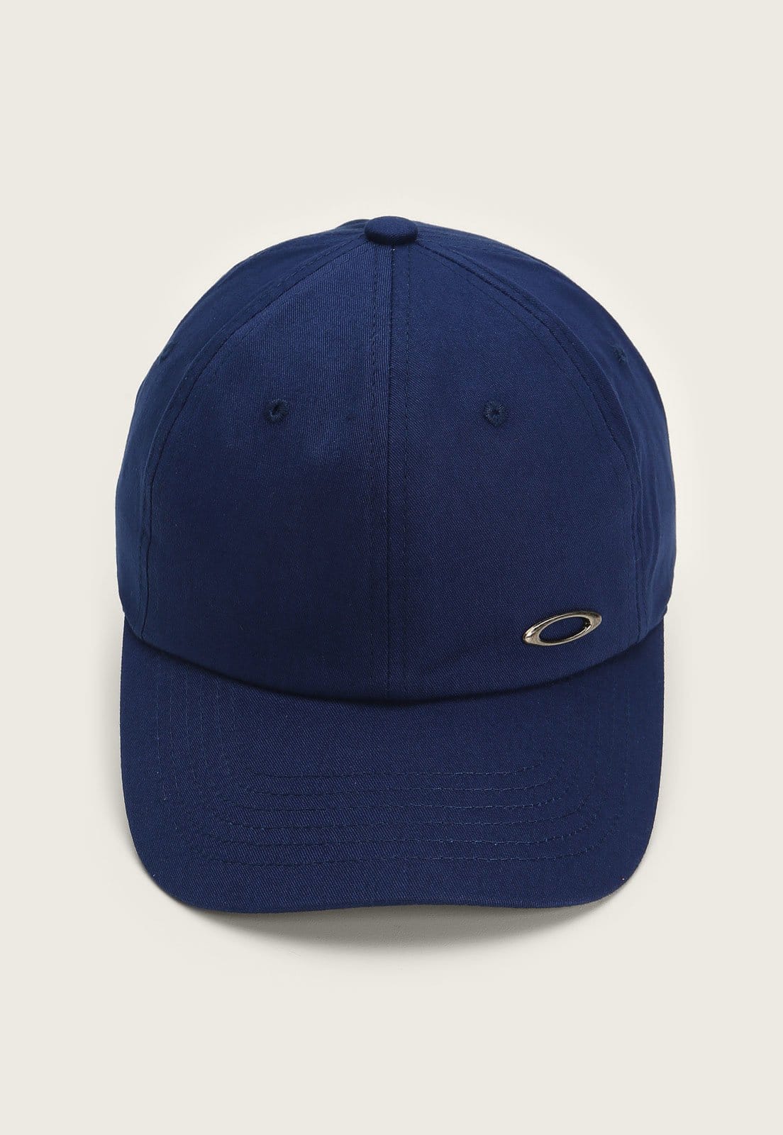 Boné Aberto Oakley Aba Curva Mod Ellipse Metal 6 Panel Hat Azul-Marinho