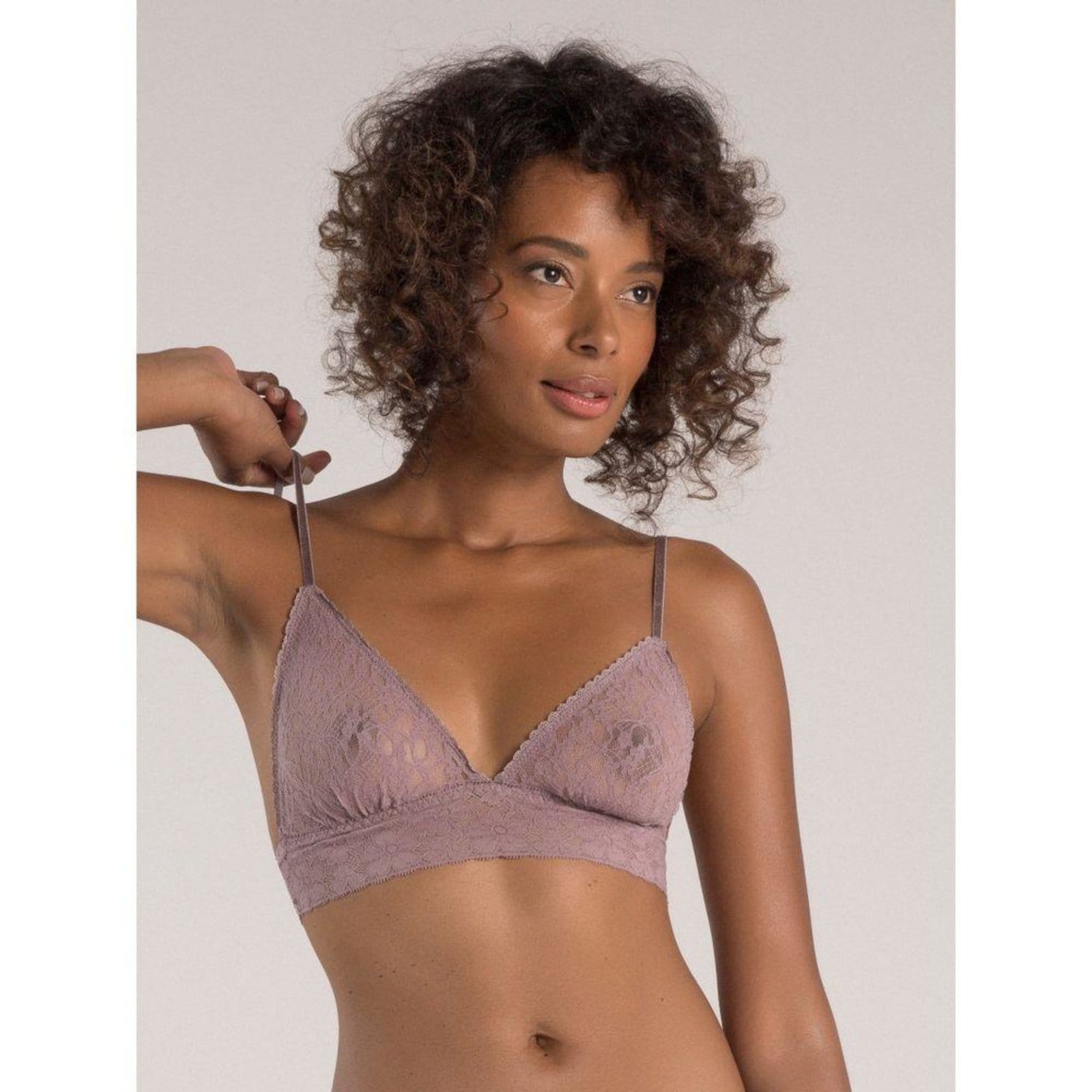 Vista 2 Sutiã Triângulo Renda Sweet Lace Quail Loungerie unico