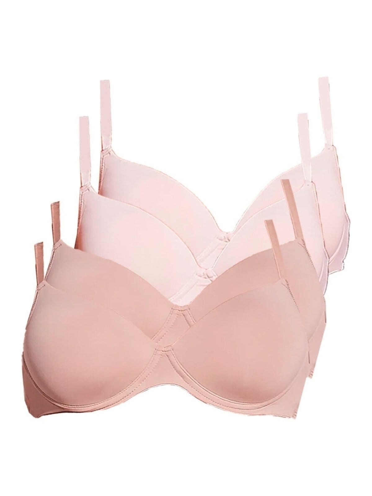 Kit com 4 Sutiãs com Aro e Bojo Hope 2484 Taça B