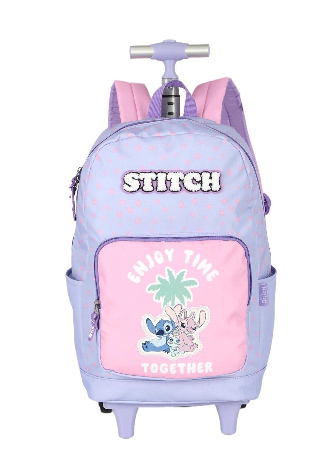 Infantil - Mochila de Rodinhas Média de Costas Stitch Disney