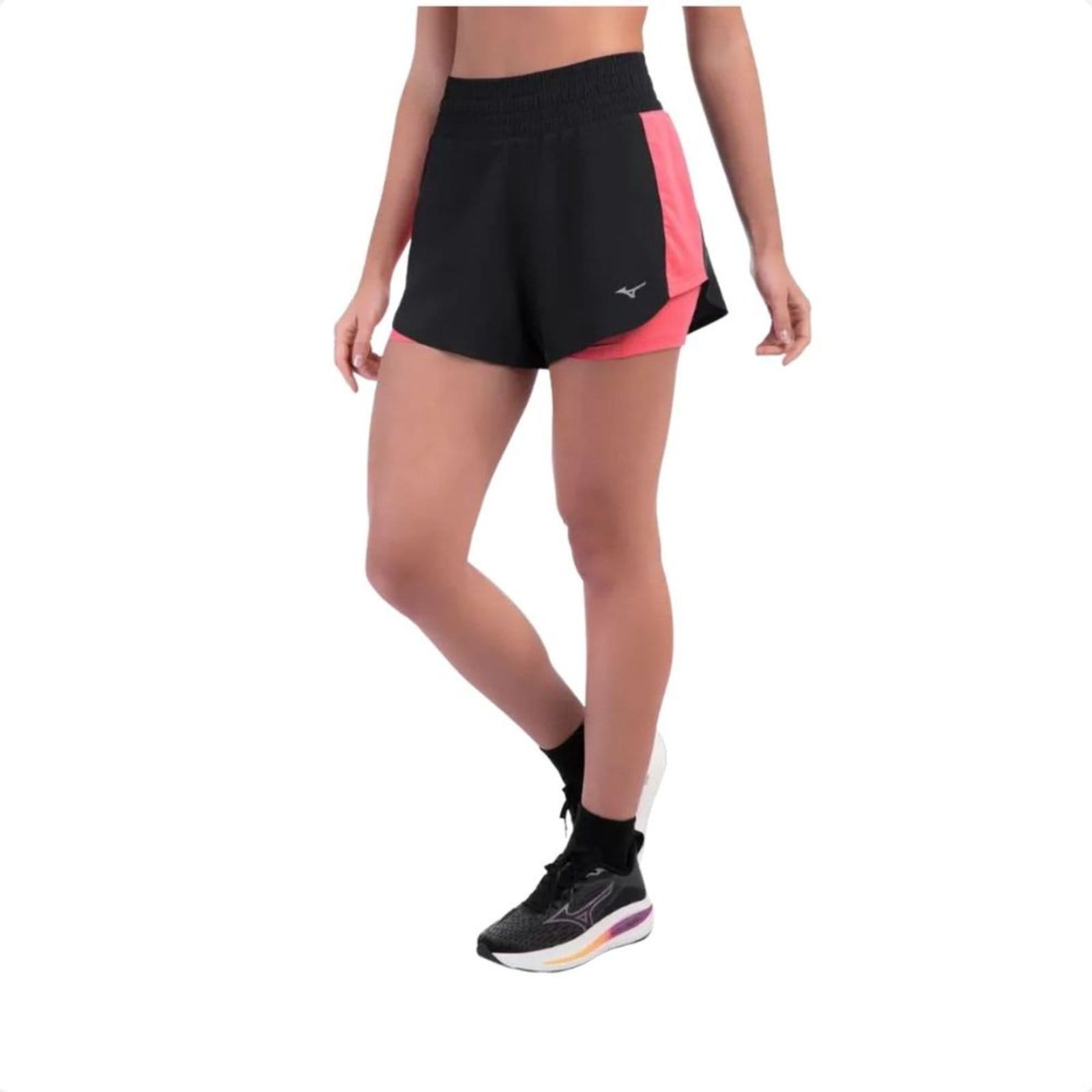 Short Feminino Curto Mizuno High 2 X 1