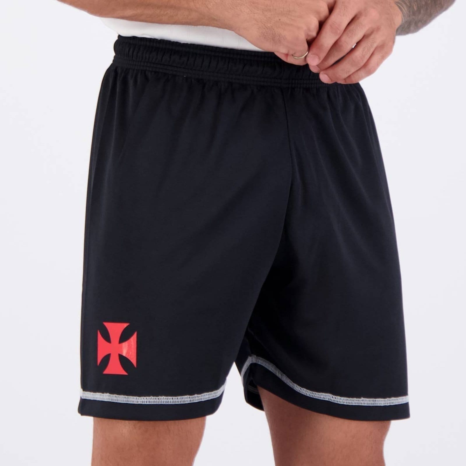 Vista 2 Bermuda Vasco Taça Preta braziline preto