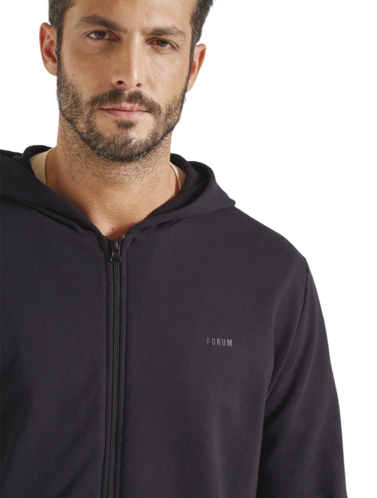 Vista 2 Moletom Forum Masculino Comfort Hoodie Classic Forum preto