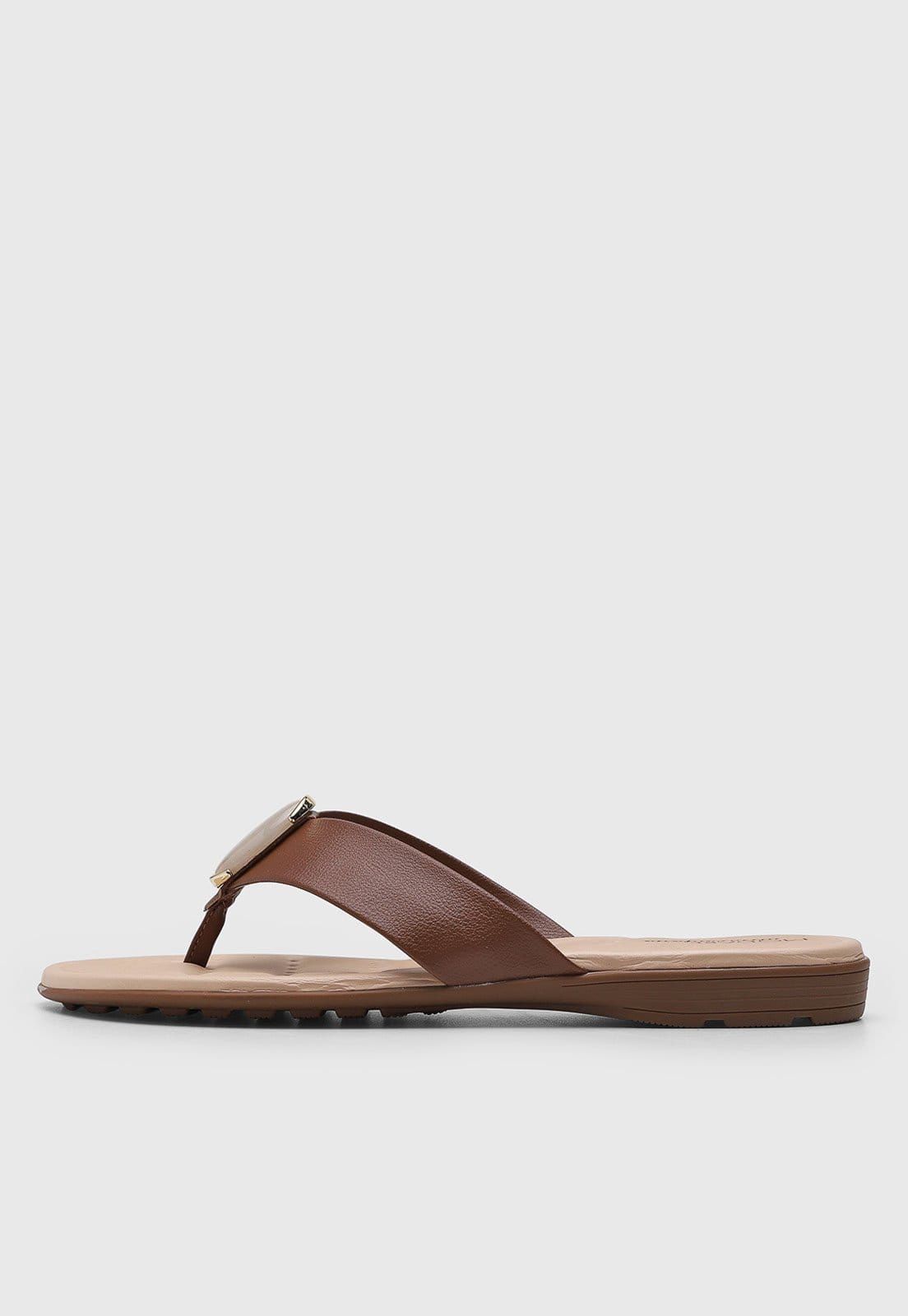 Rasteira Feminina Modare Detalhe Metalizado