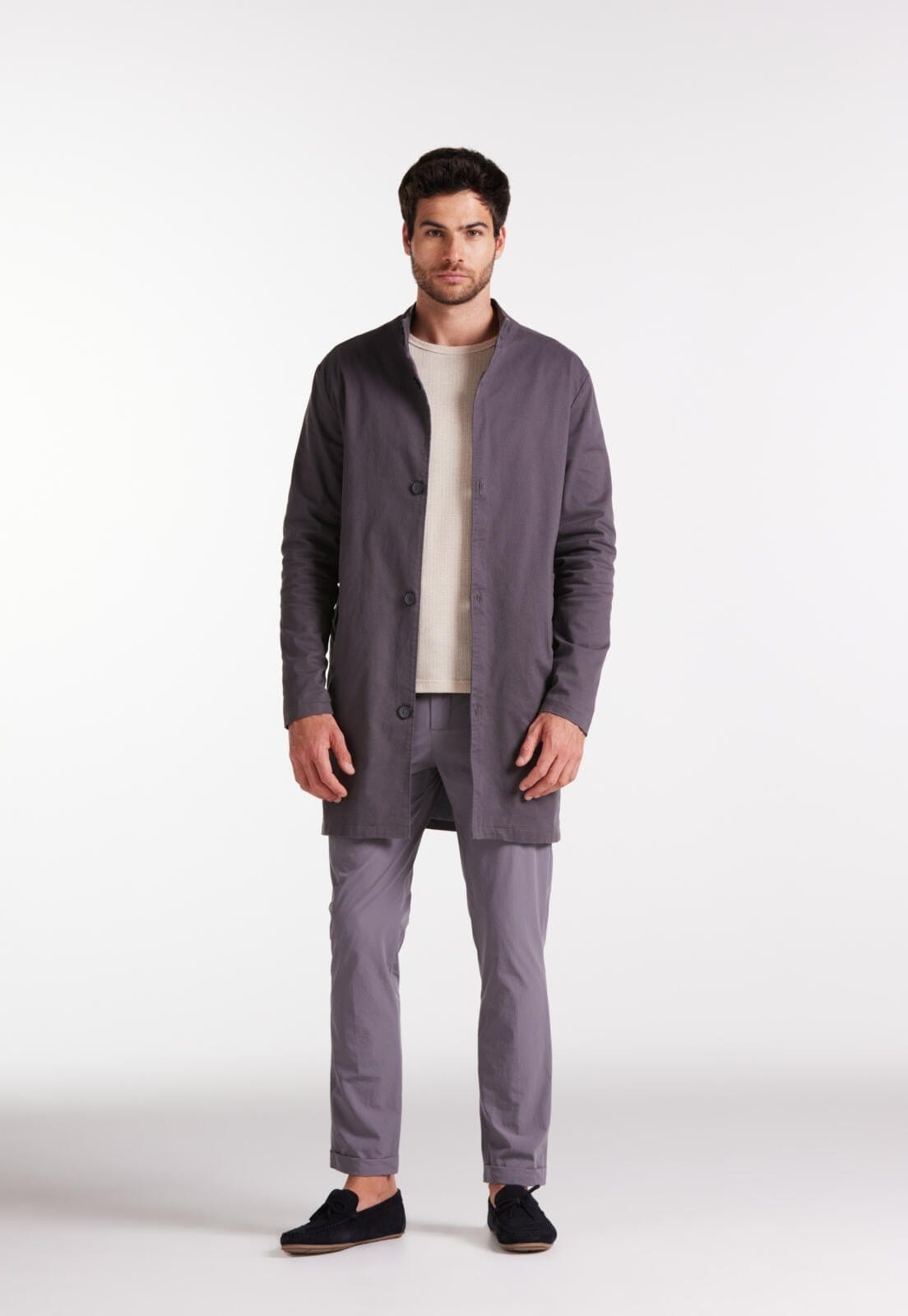 Caban Sarja Gola Alta Traymon Chumbo