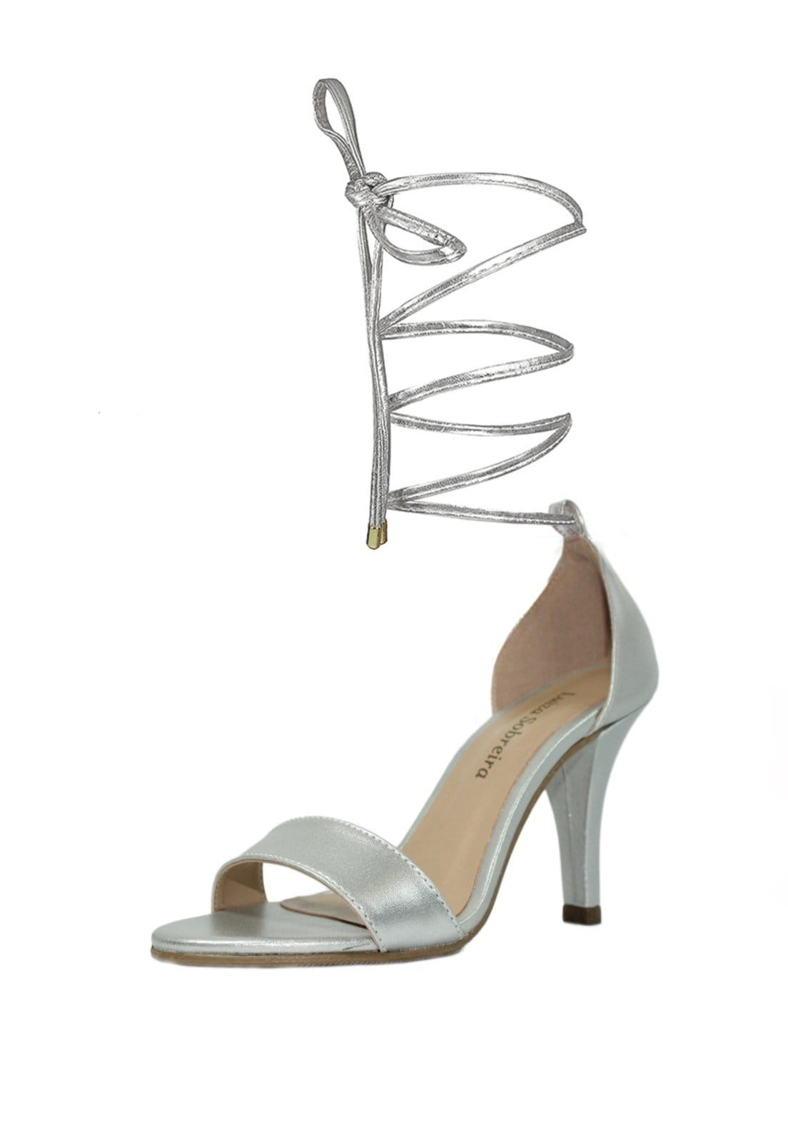 Vista 2 Sandália Troca Tira Salto Alto Luiza Sobreira Mod. 1381-2 Luiza Sobreira prata