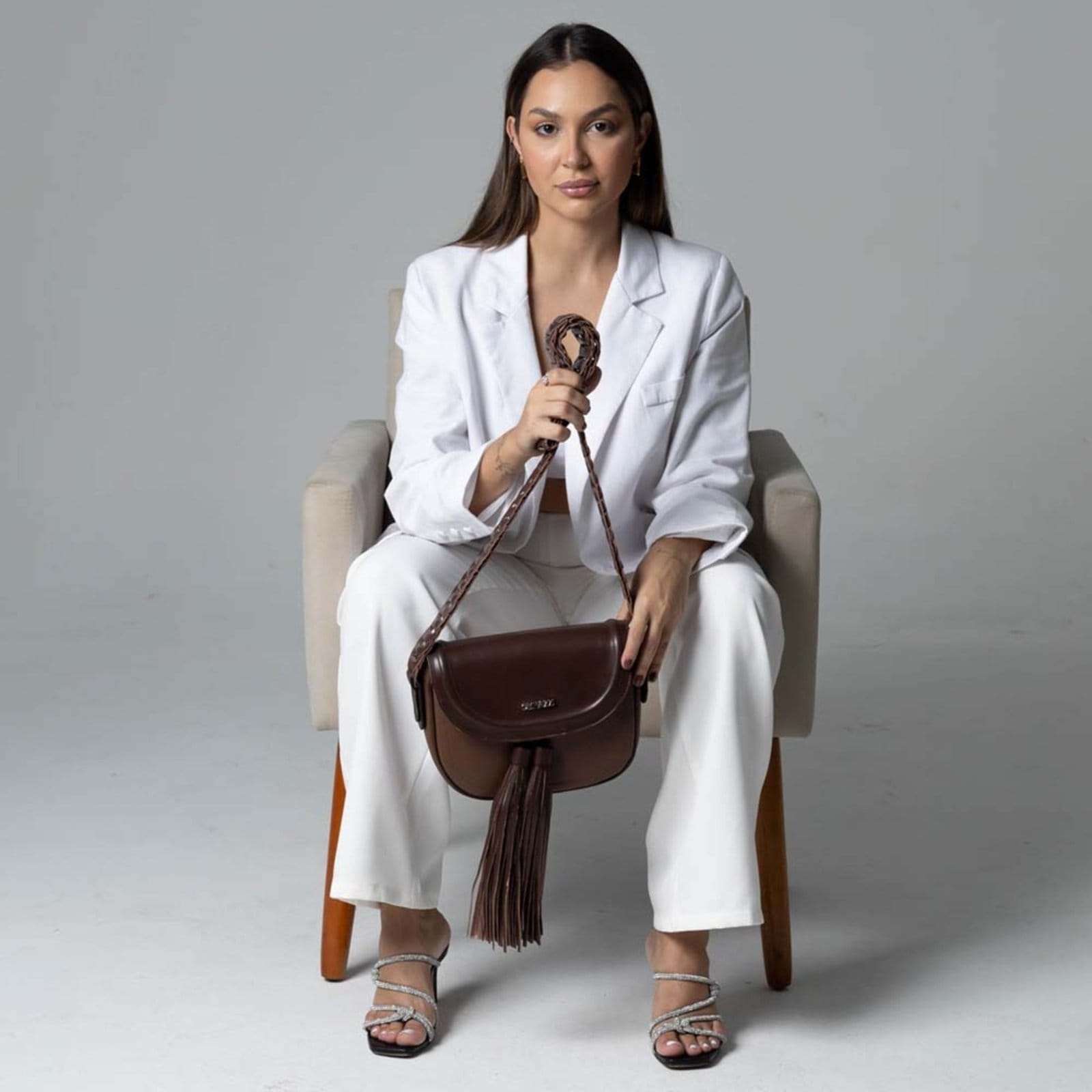 Bolsa de Couro Griffazzi Marrom - 2