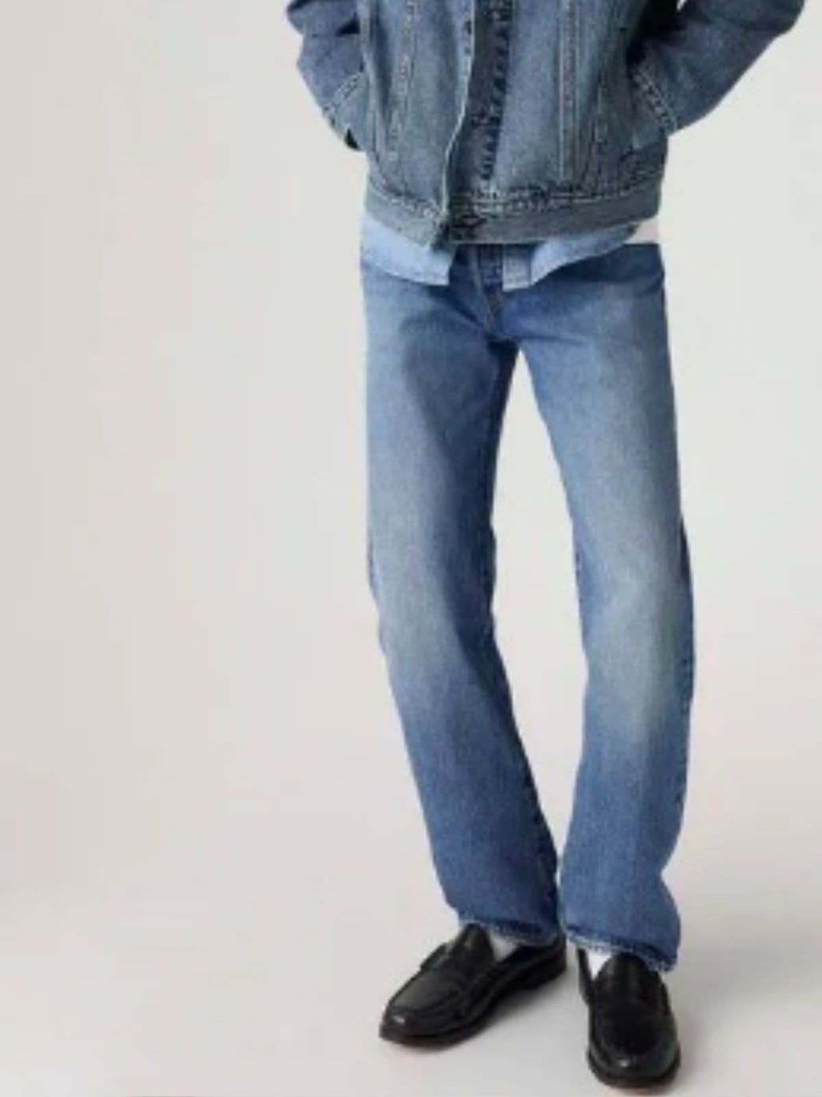 Vista 2 Calça Jeans Masculina Versatti Reta Tradicional Lavagem Claro Moscou B Versatti Jeans azul