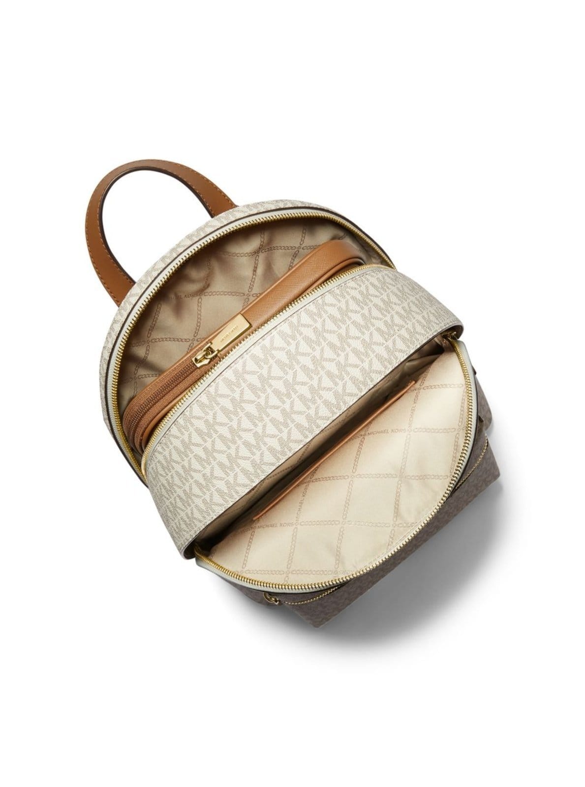 Vista 2 Mochila Sally 2In1 Logo Média 30S3gydb6b149 Michael Kors branco