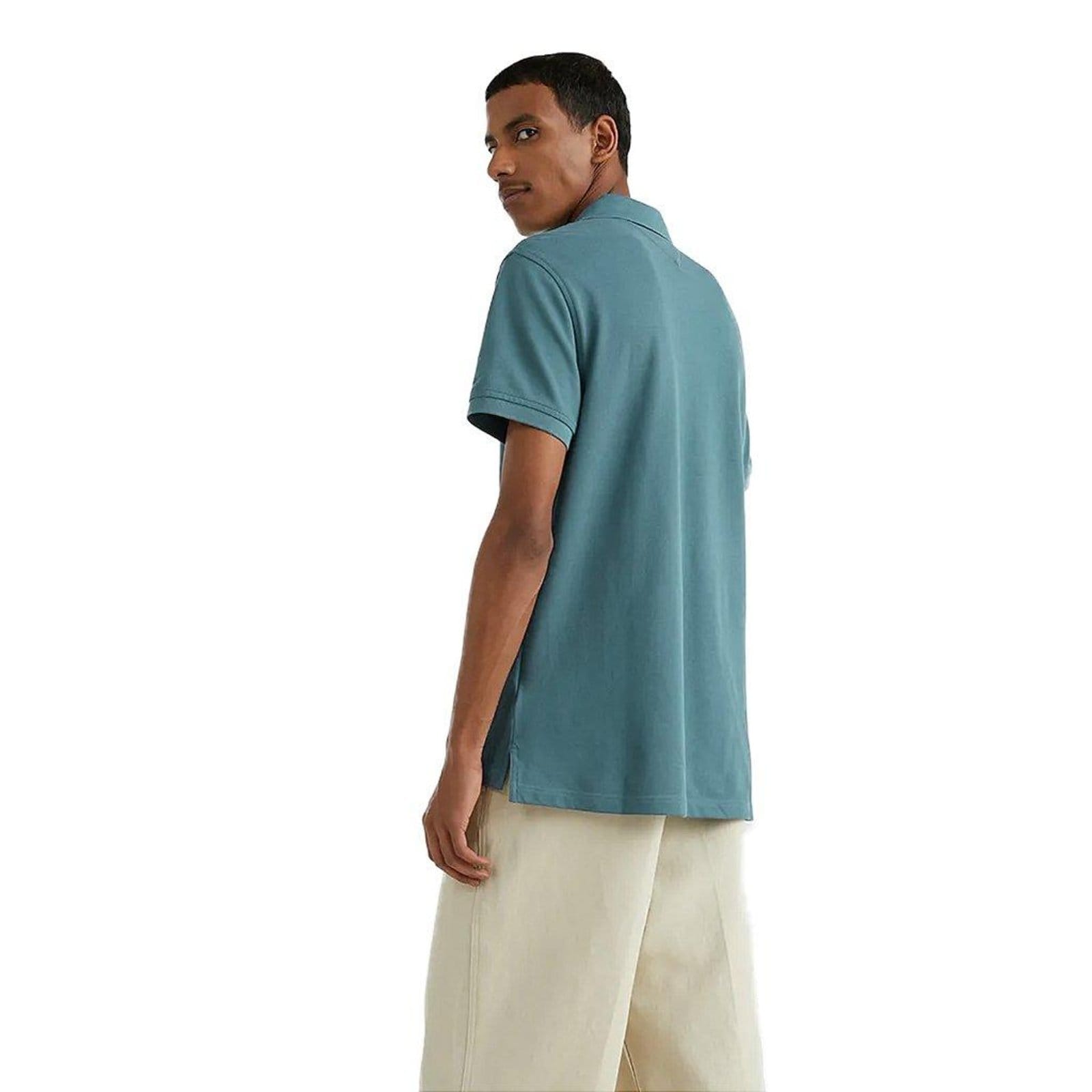 Vista 2 Camiseta Gola Polo Tommy Hilfiger 1985 Regular Água Tommy Hilfiger verde