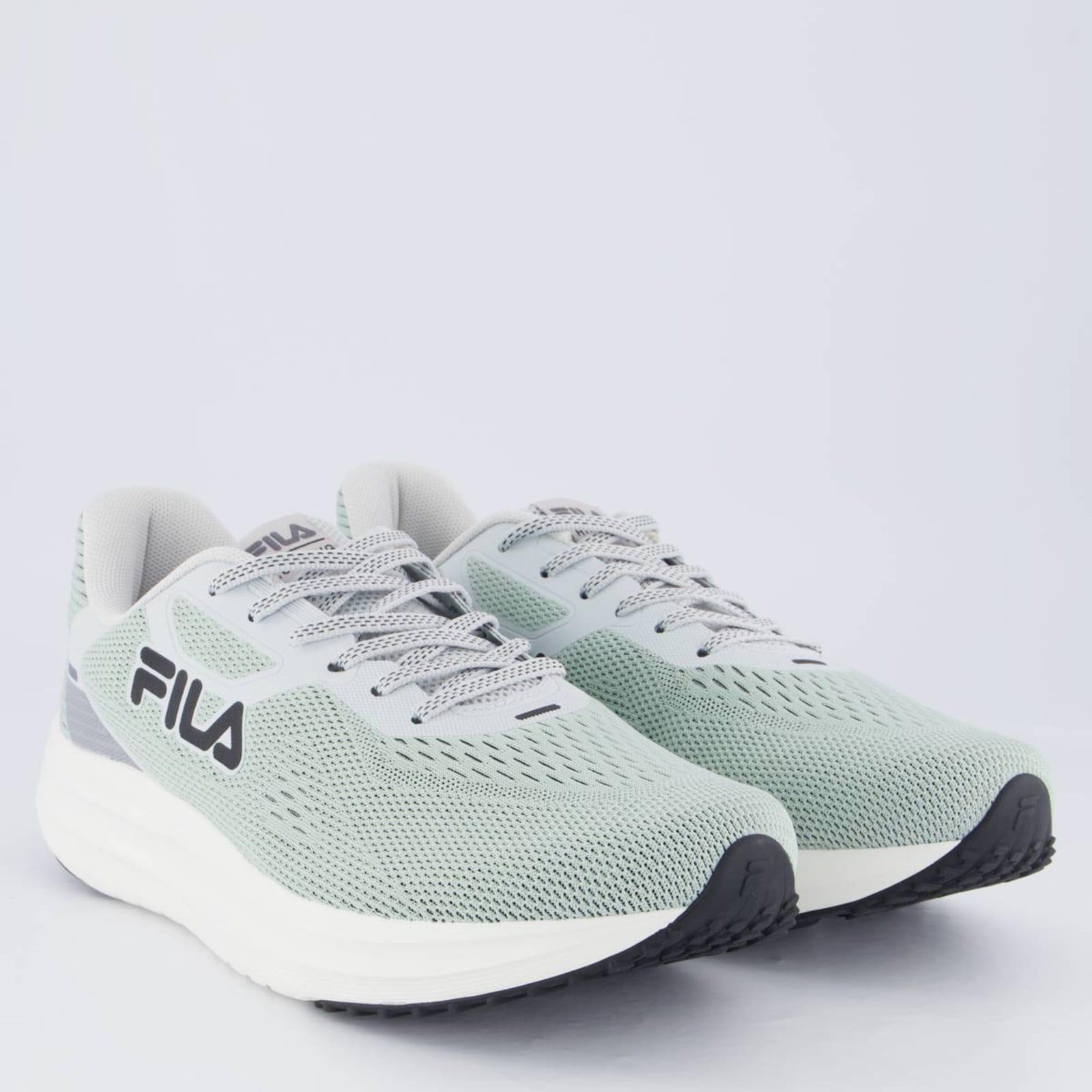 Vista 2 Tênis Fila Fastness e Preto Fila cinza