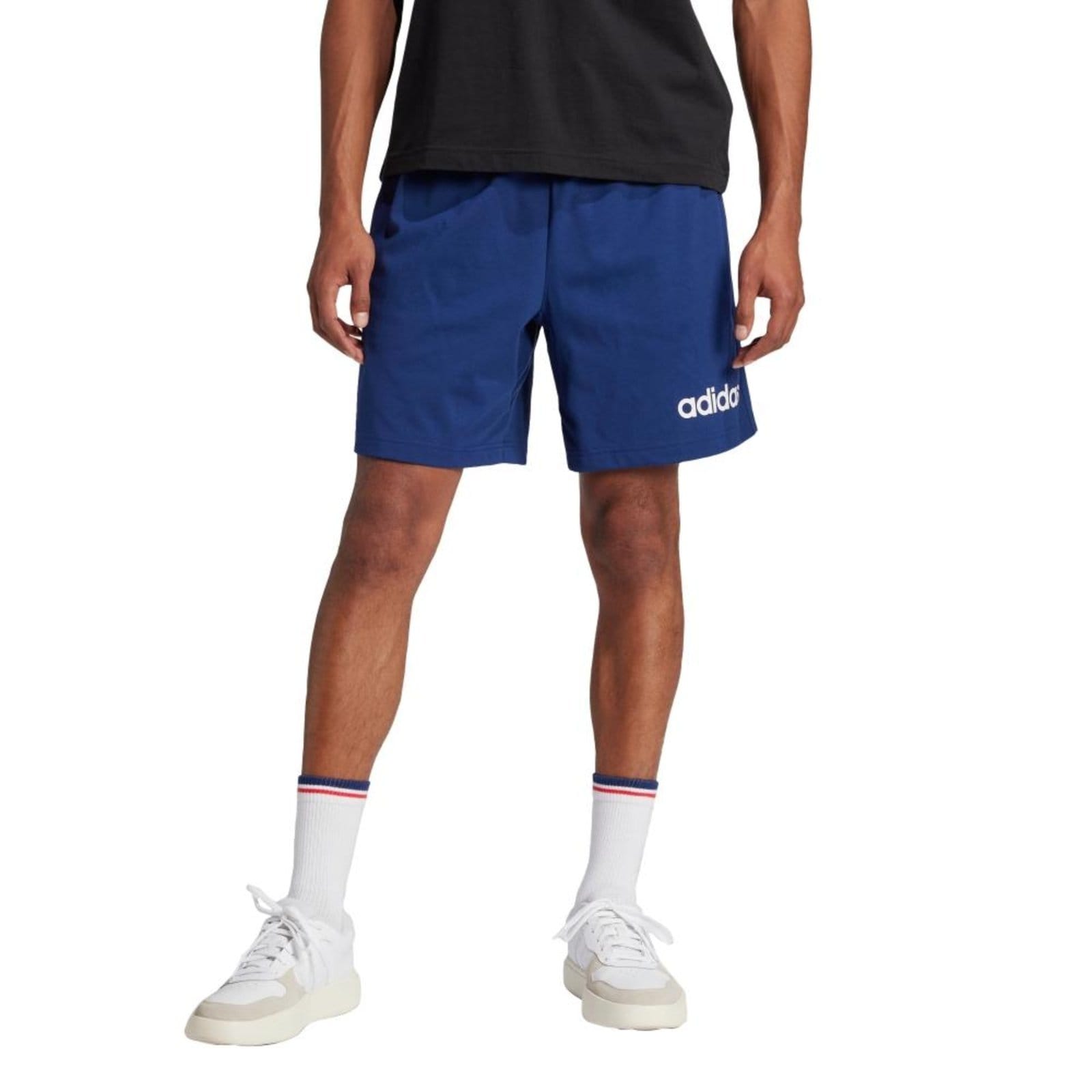 Shorts Essentials Linear Malha Simples adidas Sportswear