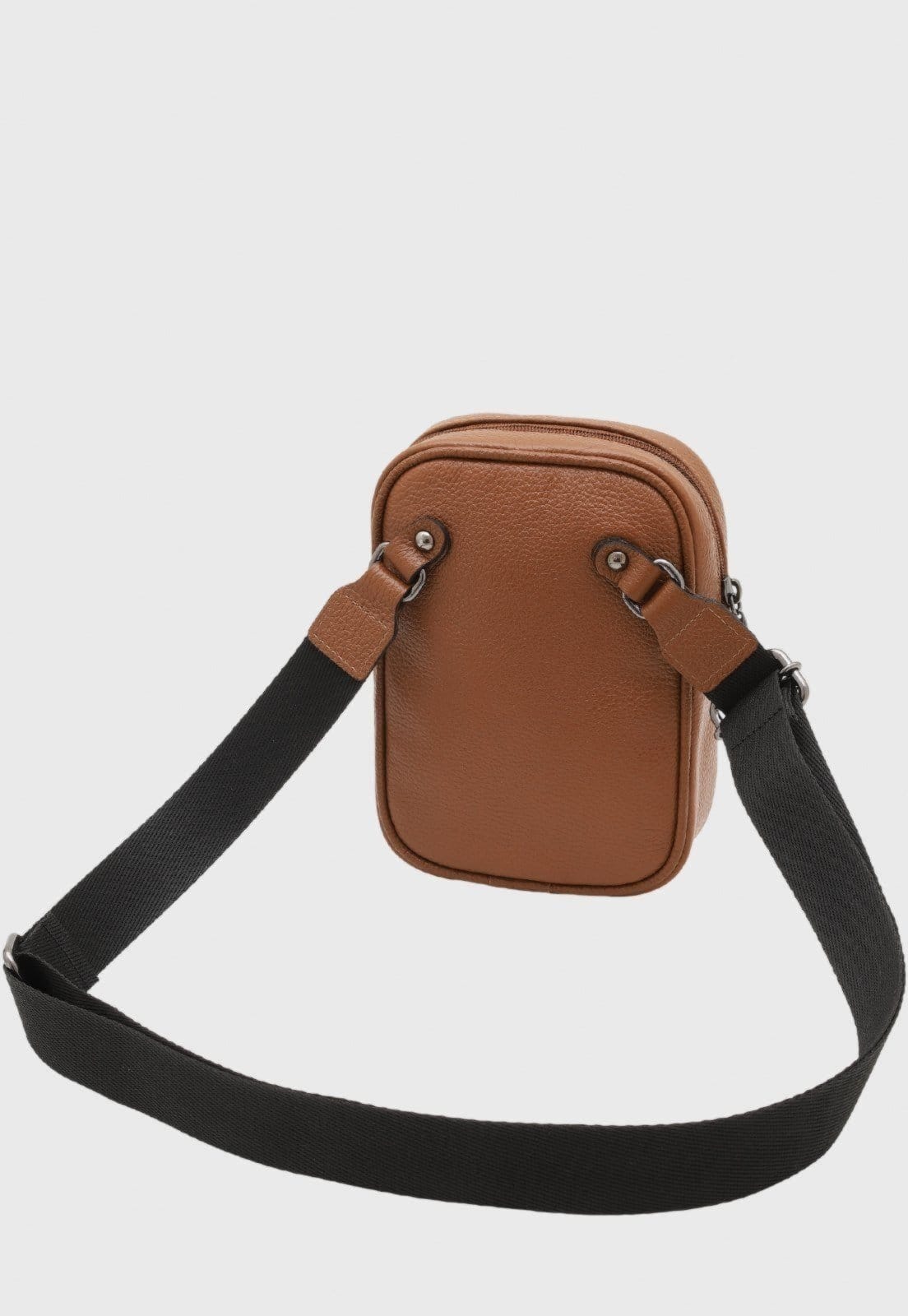 Vista 2 Bolsa Crossbody de Couro Mariart Lolla Camel Mariart caramelo