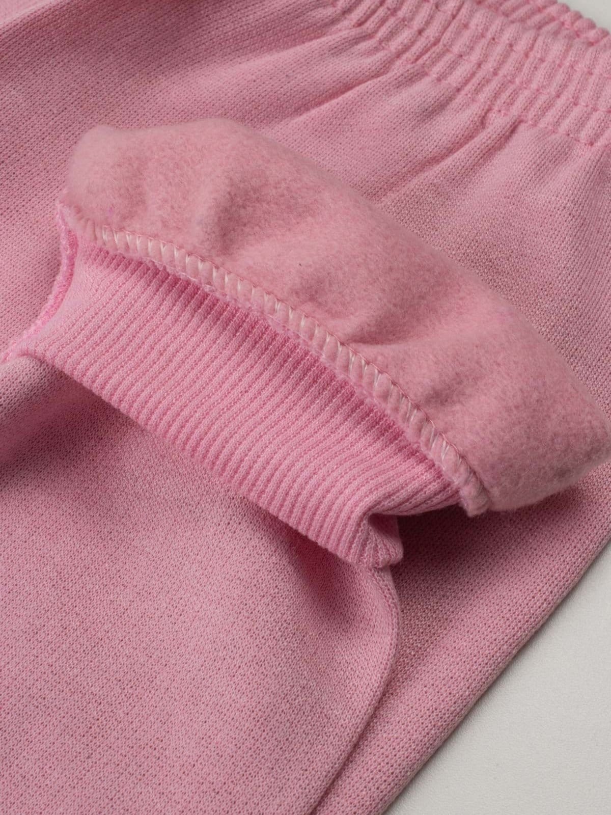 Vista 2 Infantil - Calça Moletom Peluciada Básica Look Infantil rosa