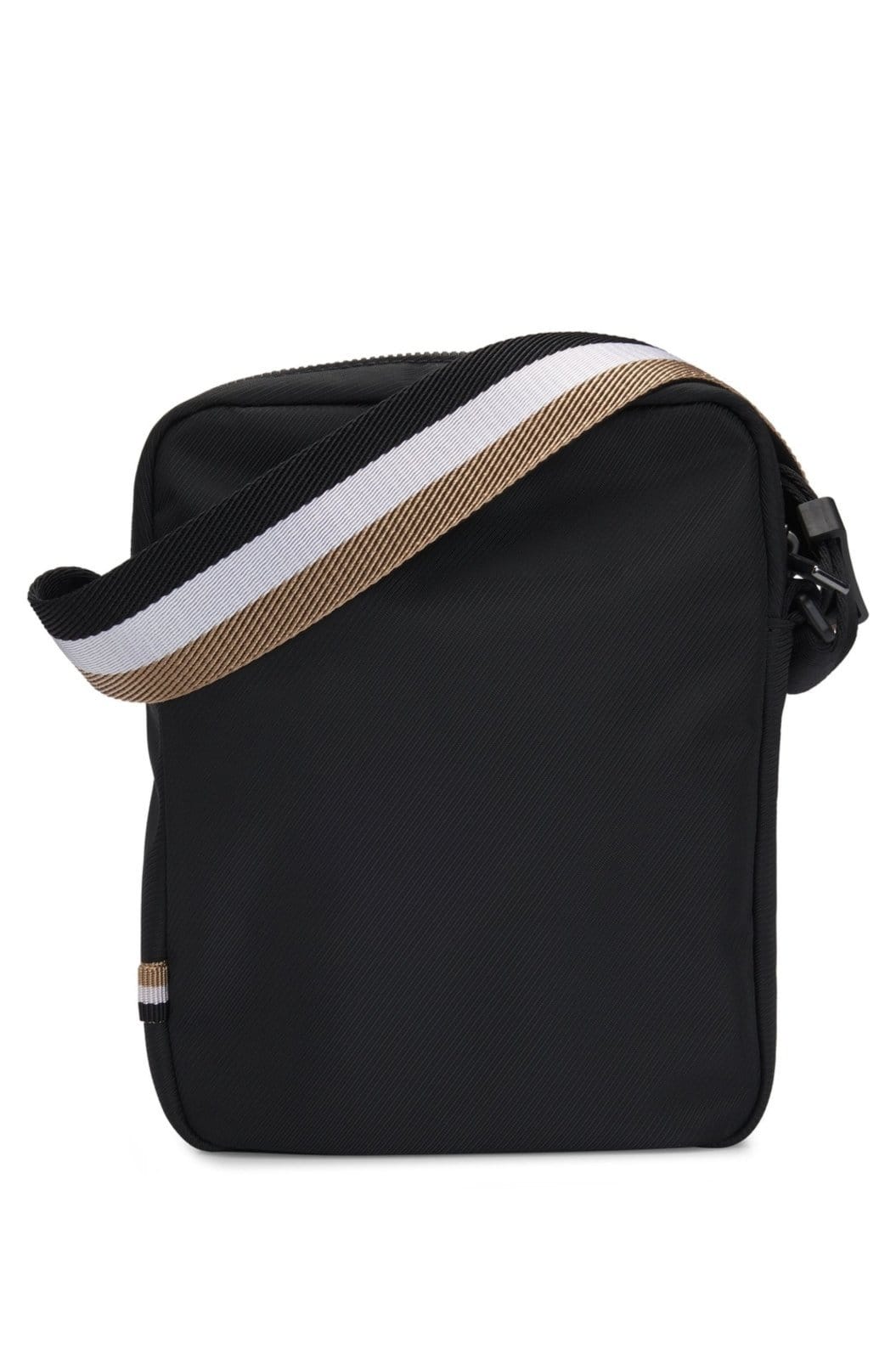 Vista 2 Bolsa Transversal Com Logo Contrastante E Alça Com Listra De Assinatura Boss preto