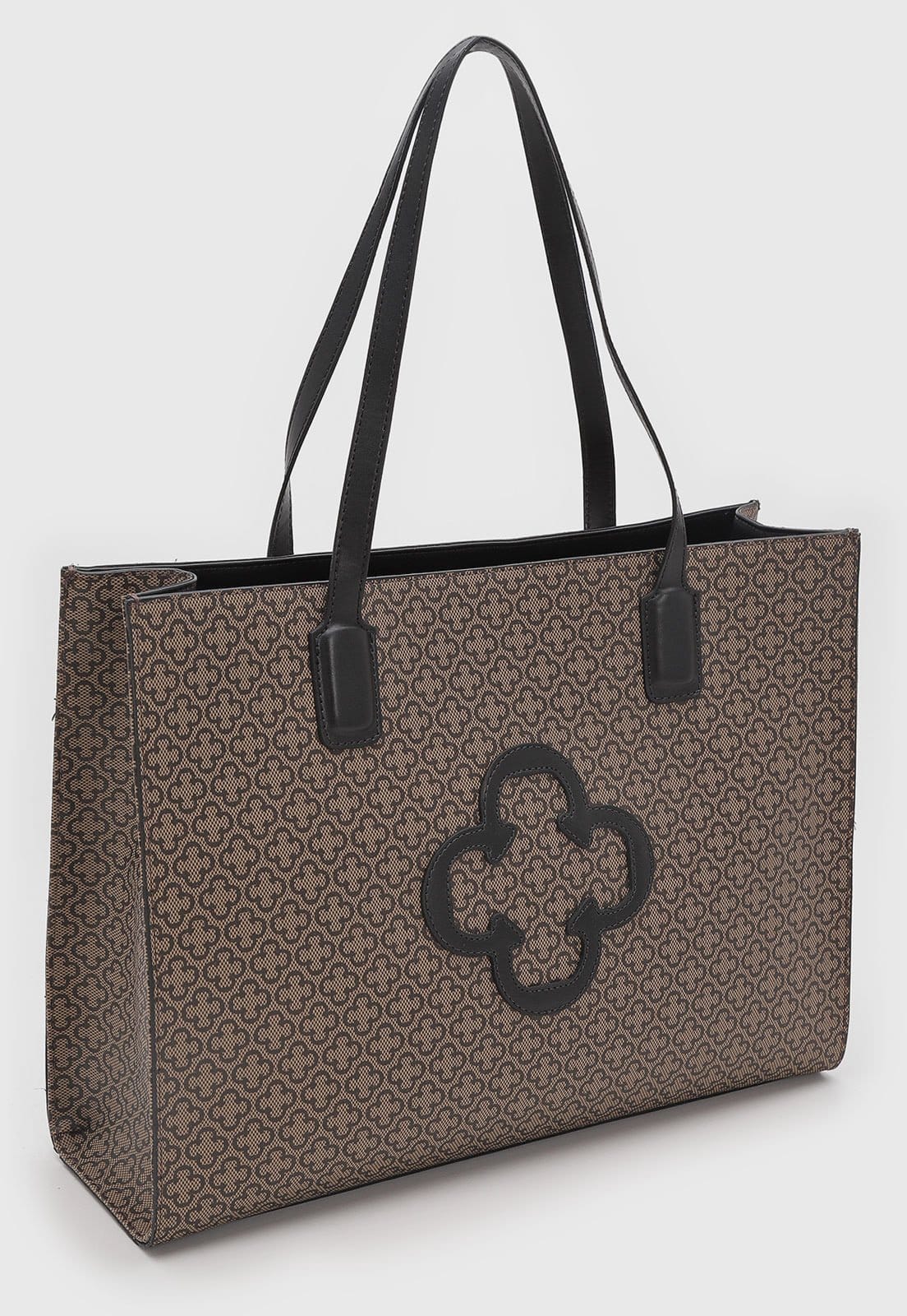 Vista 2 Bolsa Grande Feminina Capodarte Monograma Capodarte bege