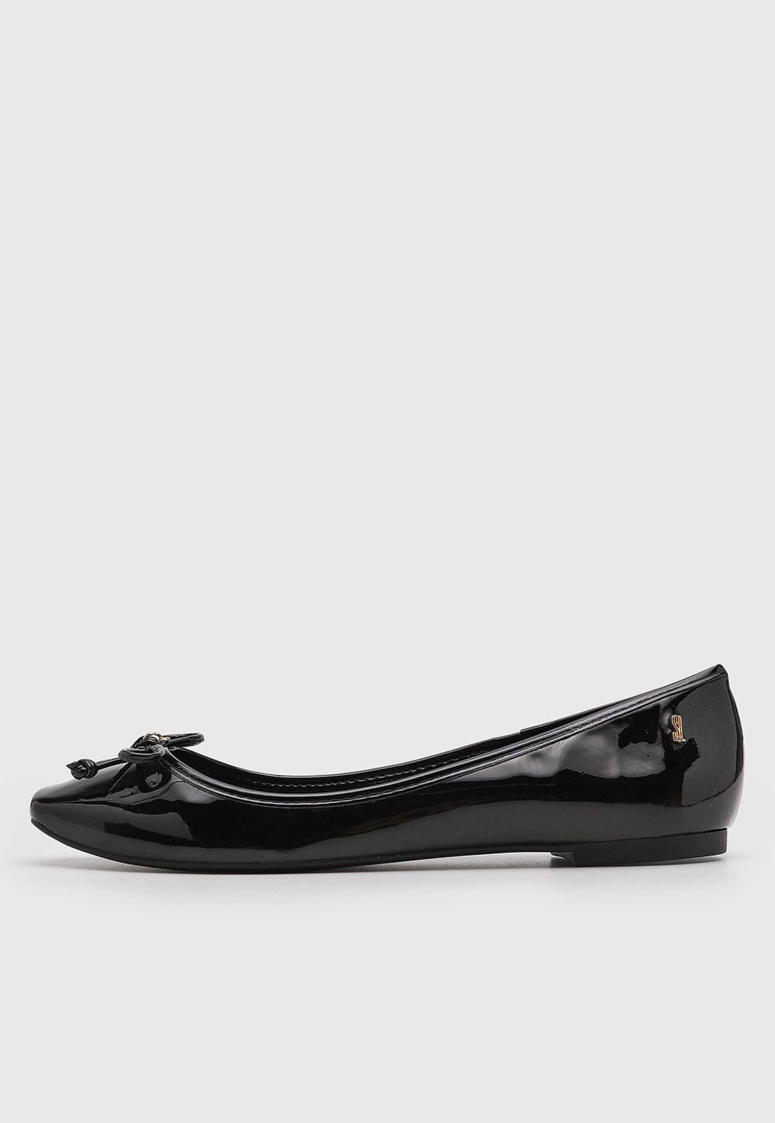 Sapatilha Feminina Santa Lolla Laço Preta