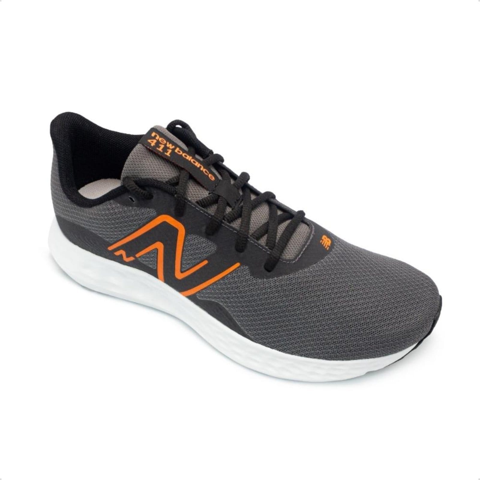 Vista 2 Tênis New Balance Masculino 411v3 Corrida New Balance grafite