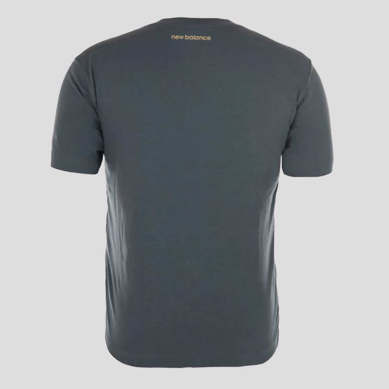 Vista 2 Camisa New Balance São Paulo Viagem 2025 New Balance cinza