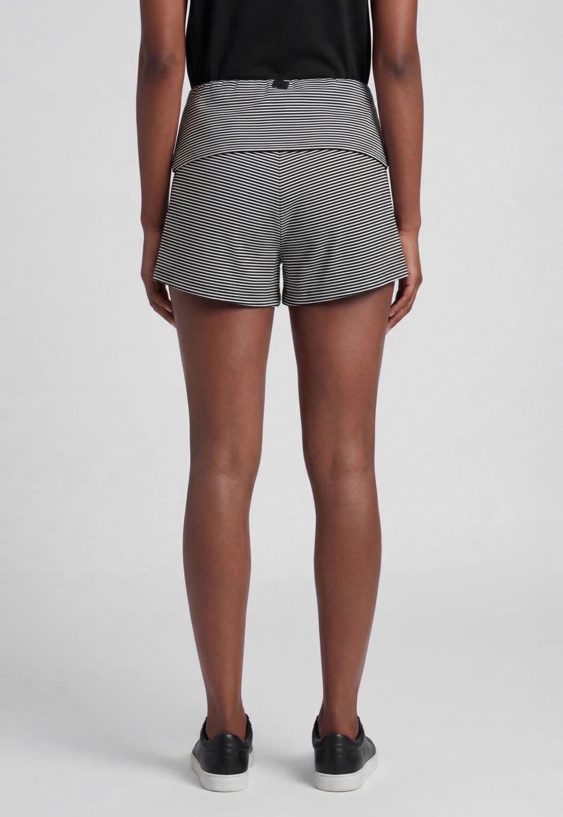 Vista 2 Short Feminino Colcci Listrado Colcci preto