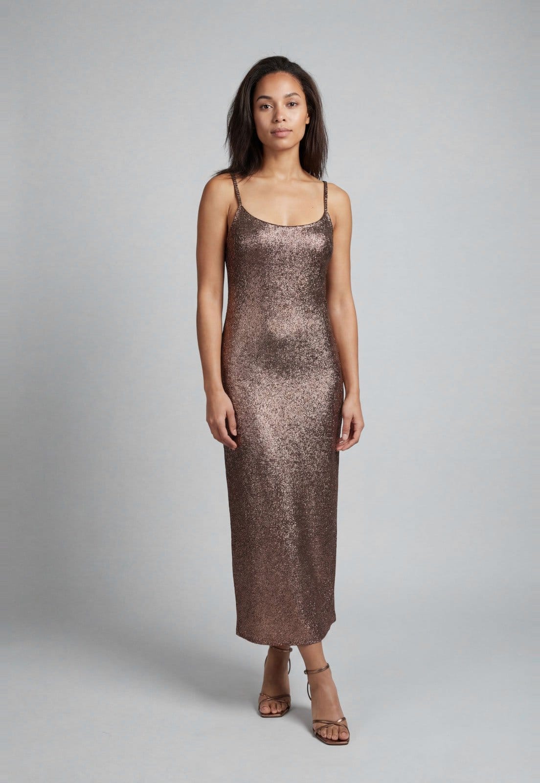 Vestido Feminino Lança Perfume Alças Finas