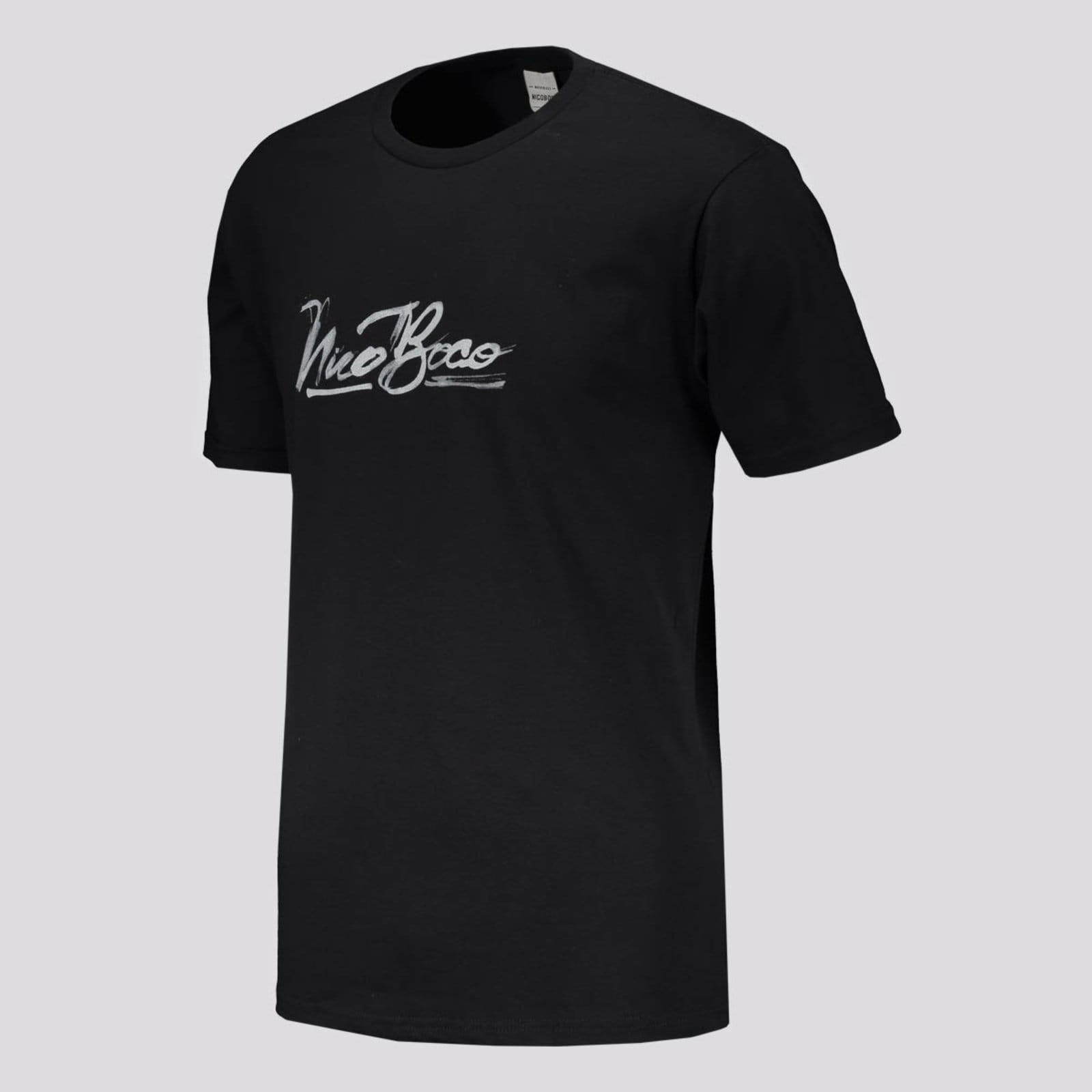 Vista 2 Camiseta Nicoboco Zanzibar Preta Nicoboco preto
