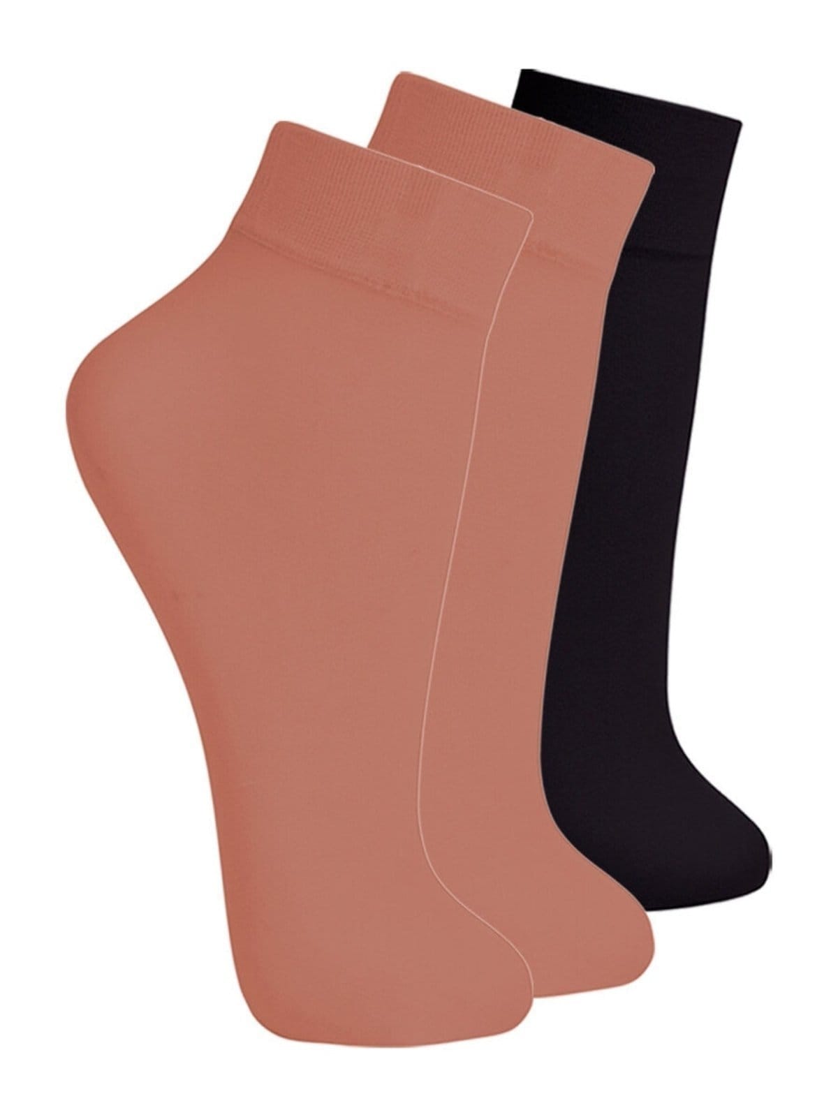 Kit com 3 Meias Fio 40 Opaca Lupo