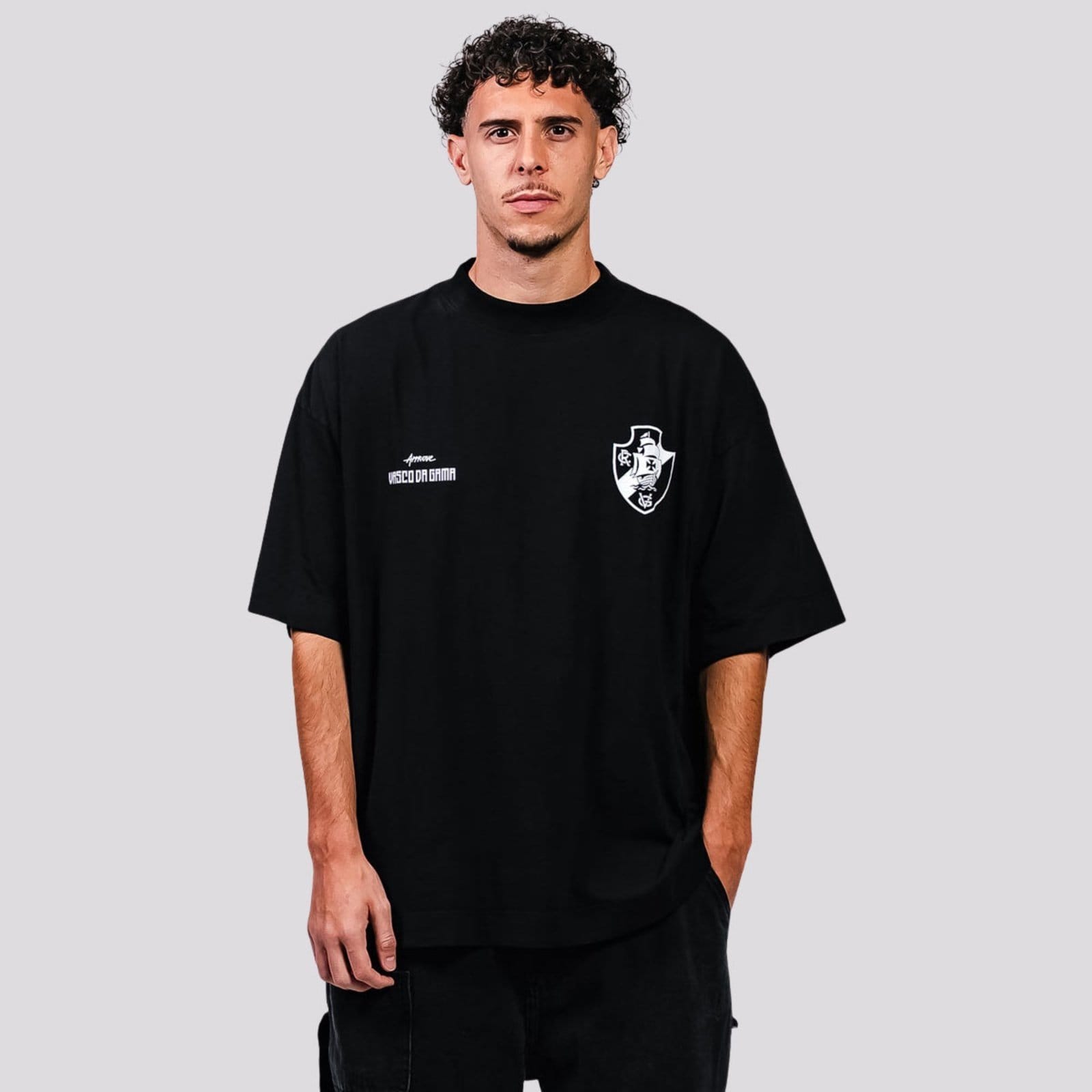 Camiseta Approve Huge Vasco Almirante Preta