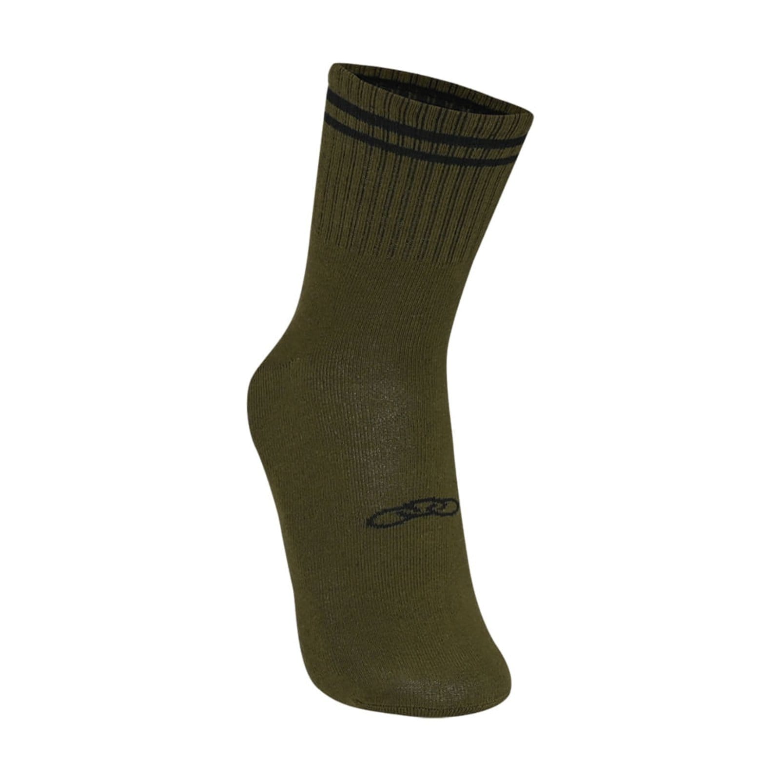 Vista principal Meia Olympikus Comfy Cano Médio Feminina OLYMPIKUS verde