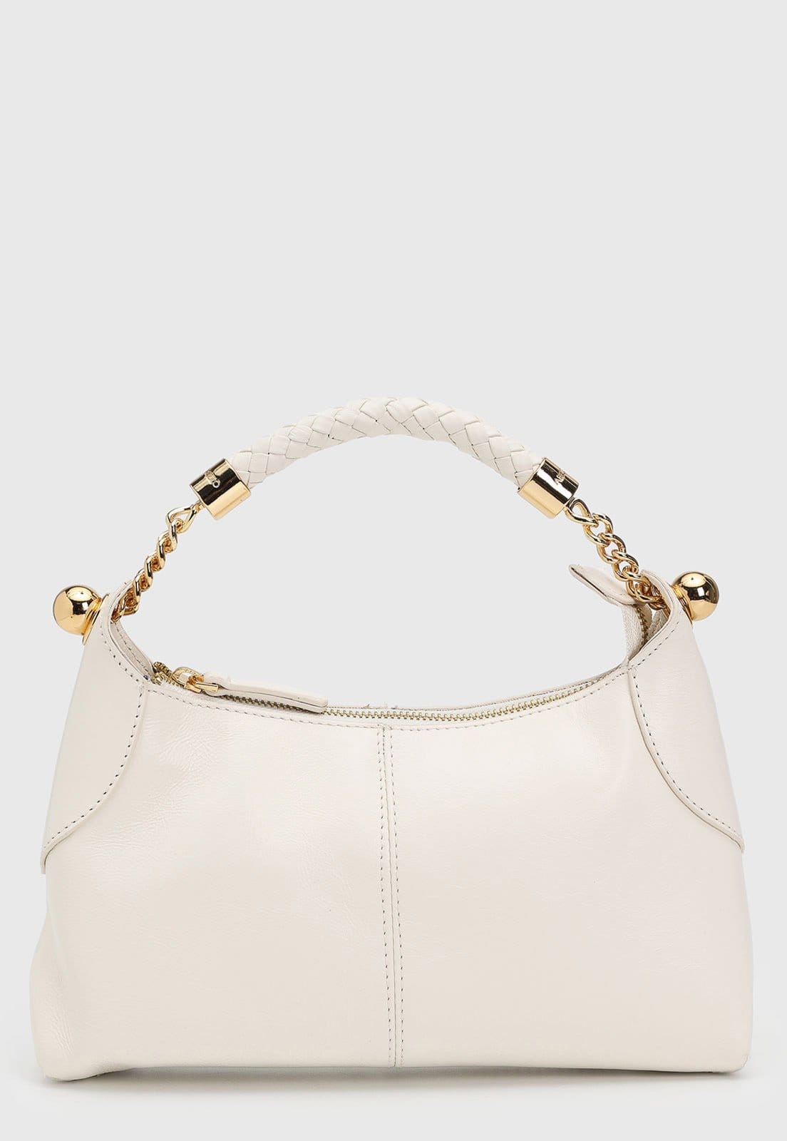 Bolsa Feminina Arezzo Alça Trançada Off-White