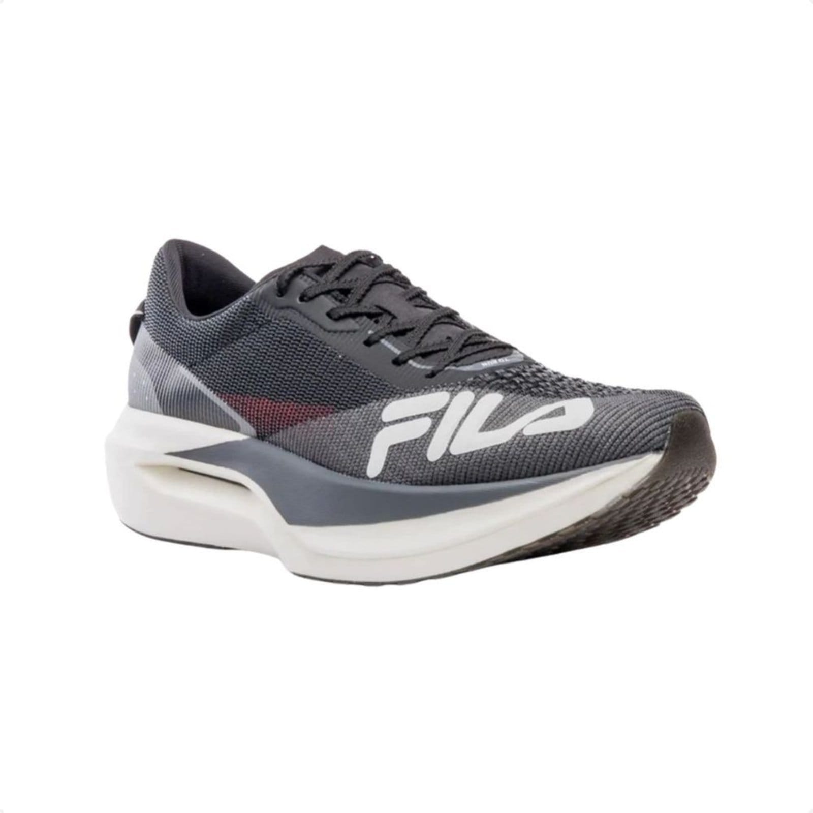 Vista 2 Tênis Running Masculino Fila Carbon 3 Preto Fila preto carbon
