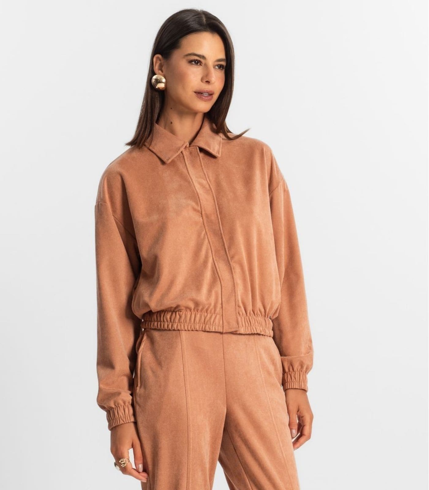 Jaqueta Suede Feminina Rovitex