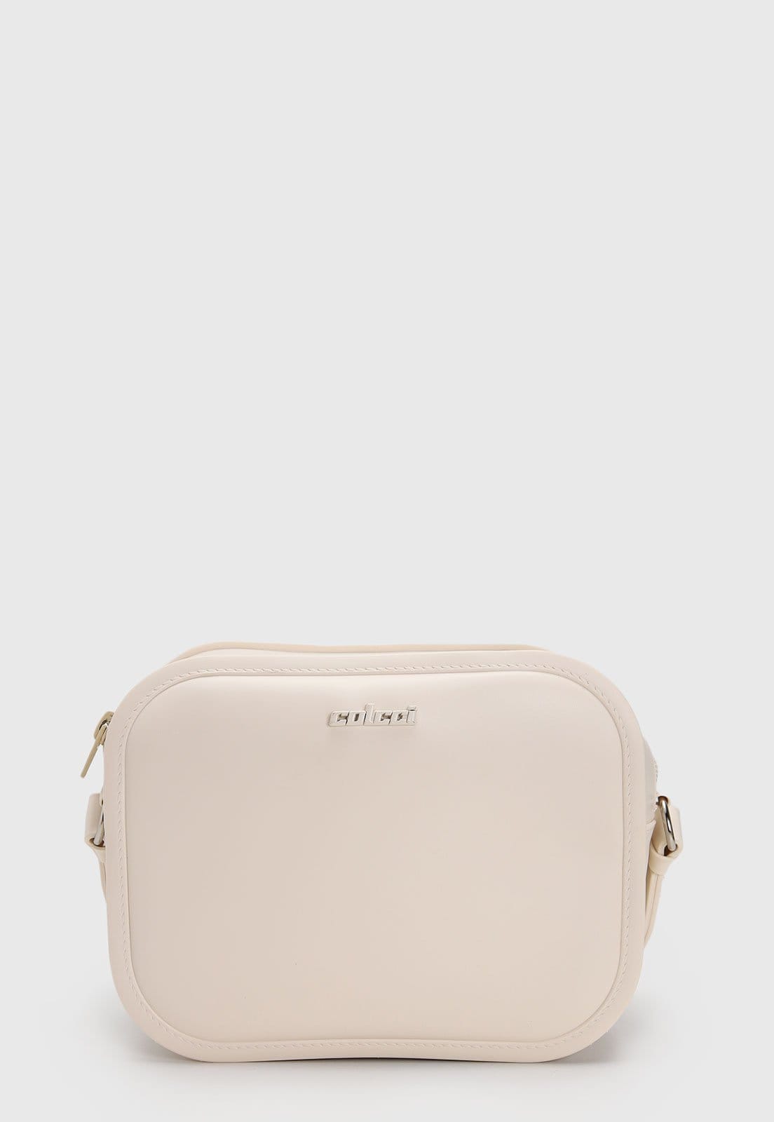 Bolsa Transversal Colcci Alça Ajustável Off-White
